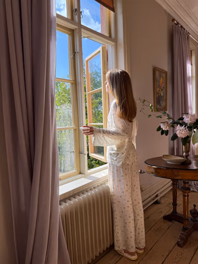 Go Slow Pants Marula Bloom