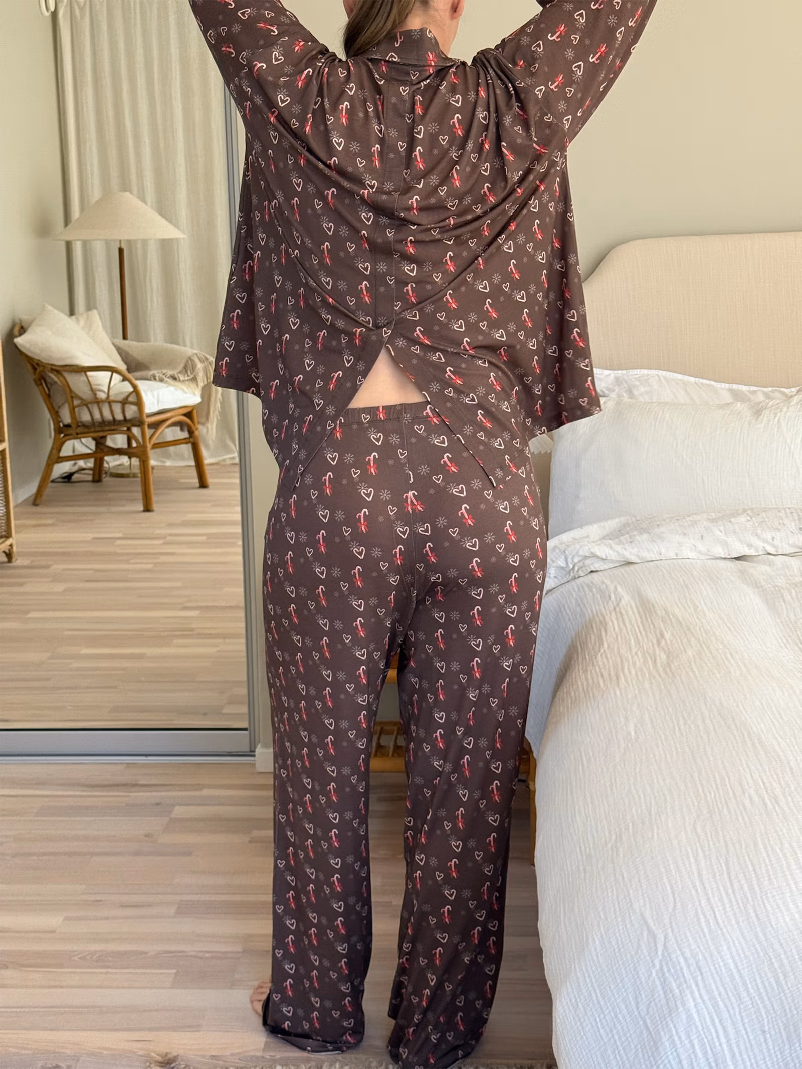 Go Slow Pants Holiday Hearts