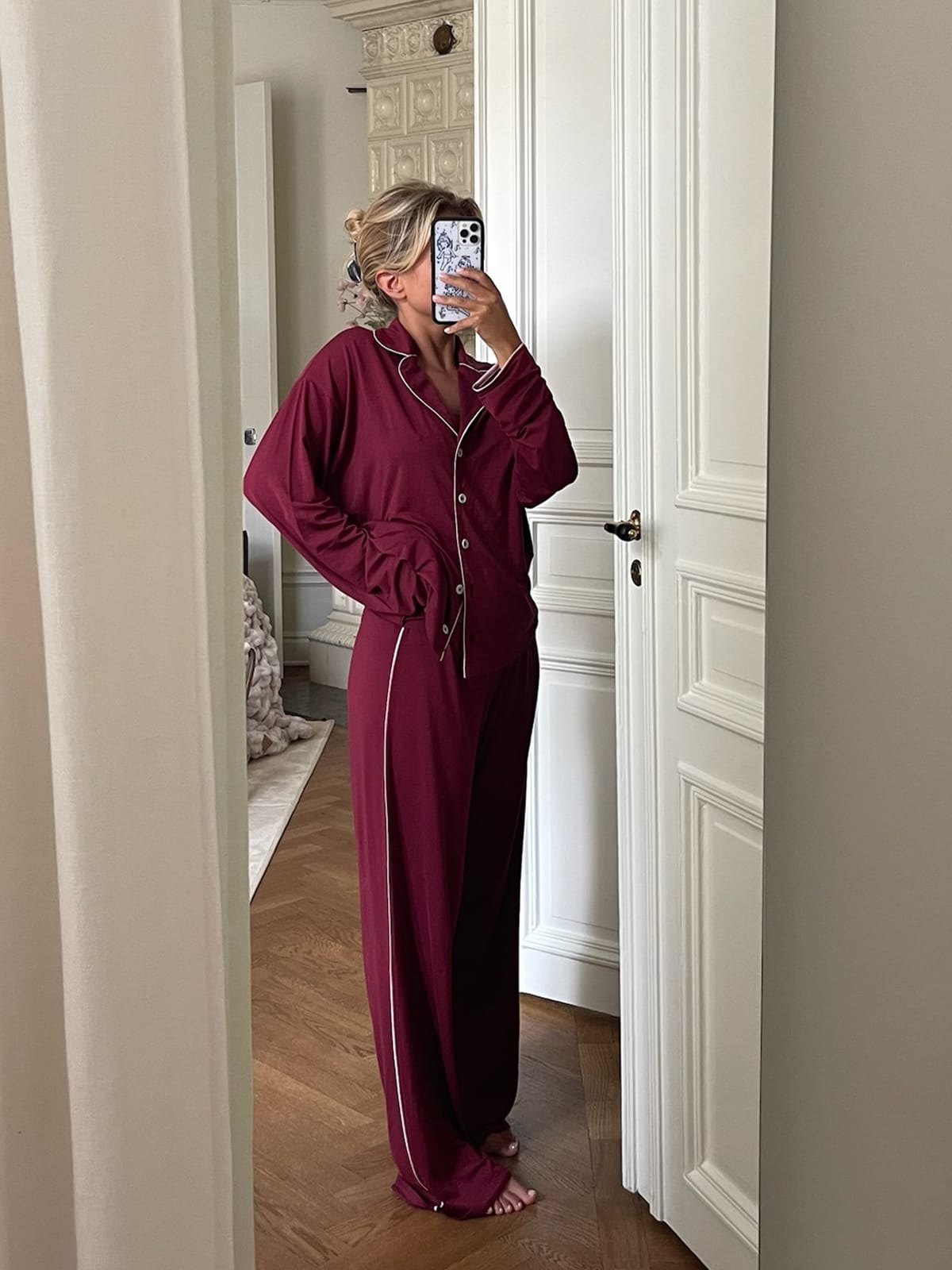 Go Slow Pants Burgundy