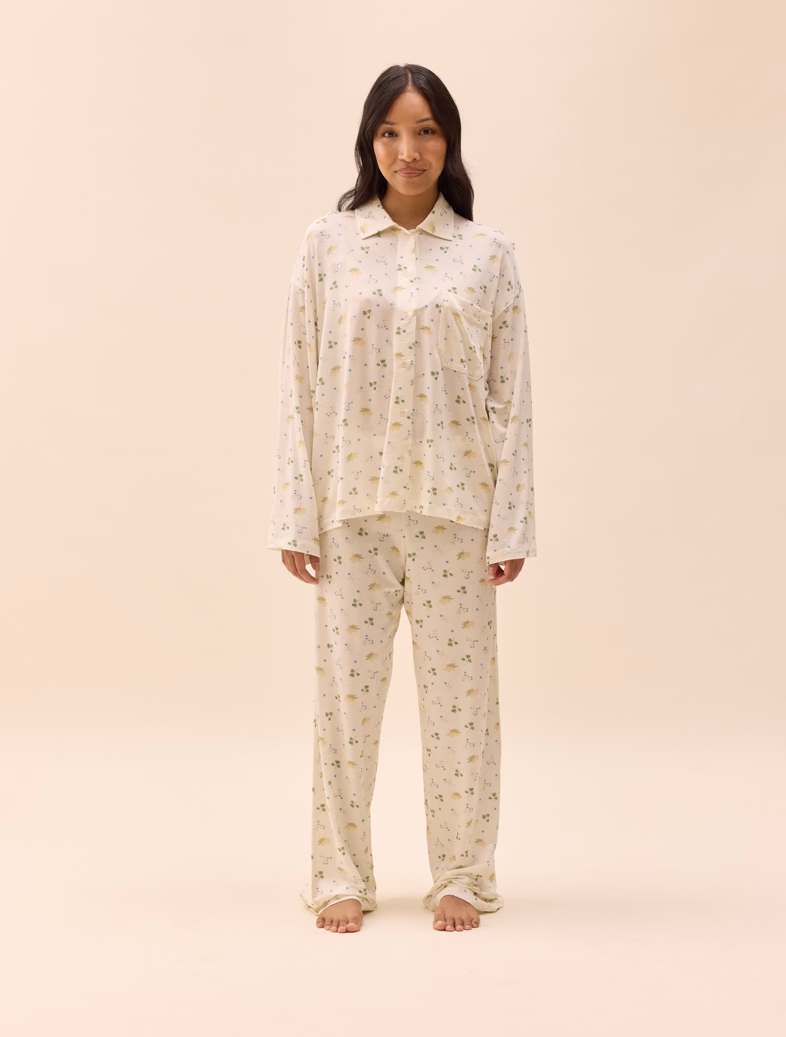 Go Slow Pants Marula Bloom