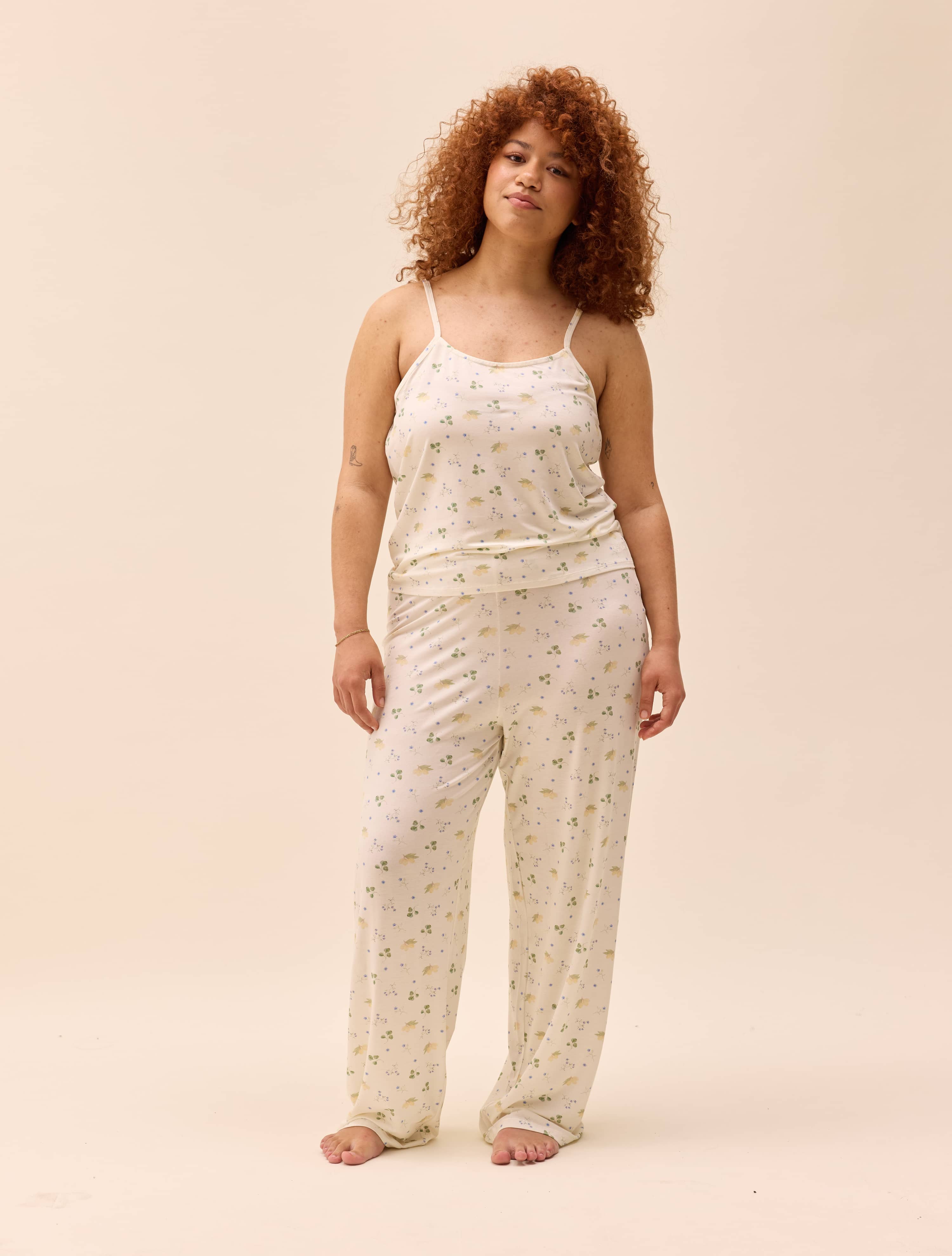 Go Slow Pants Marula Bloom - Marula Bloom | Djerf Avenue
