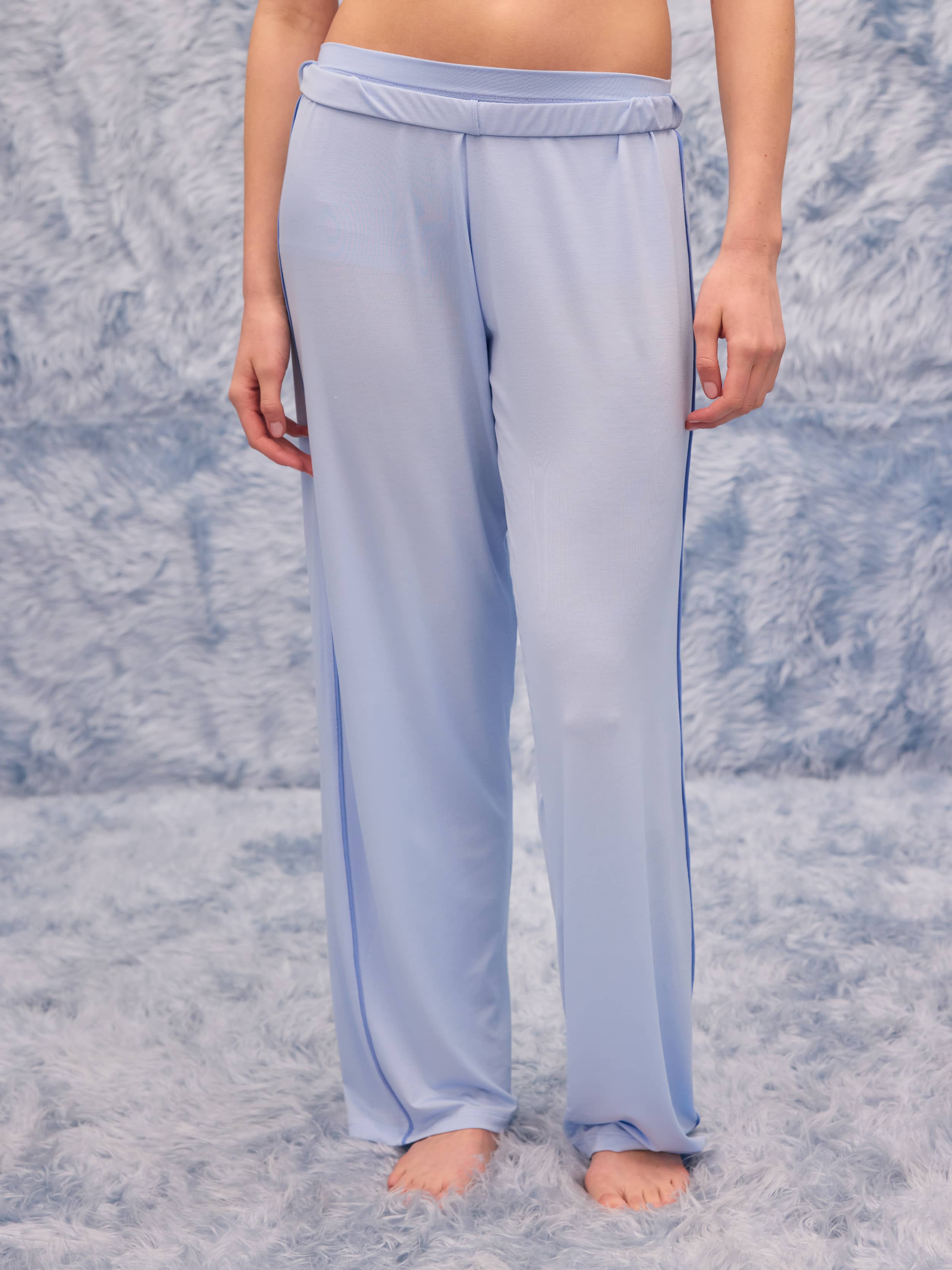 goar.archive zipperpants ライトブルー Go Slow Pants Blue - Blue | Djerf Avenue