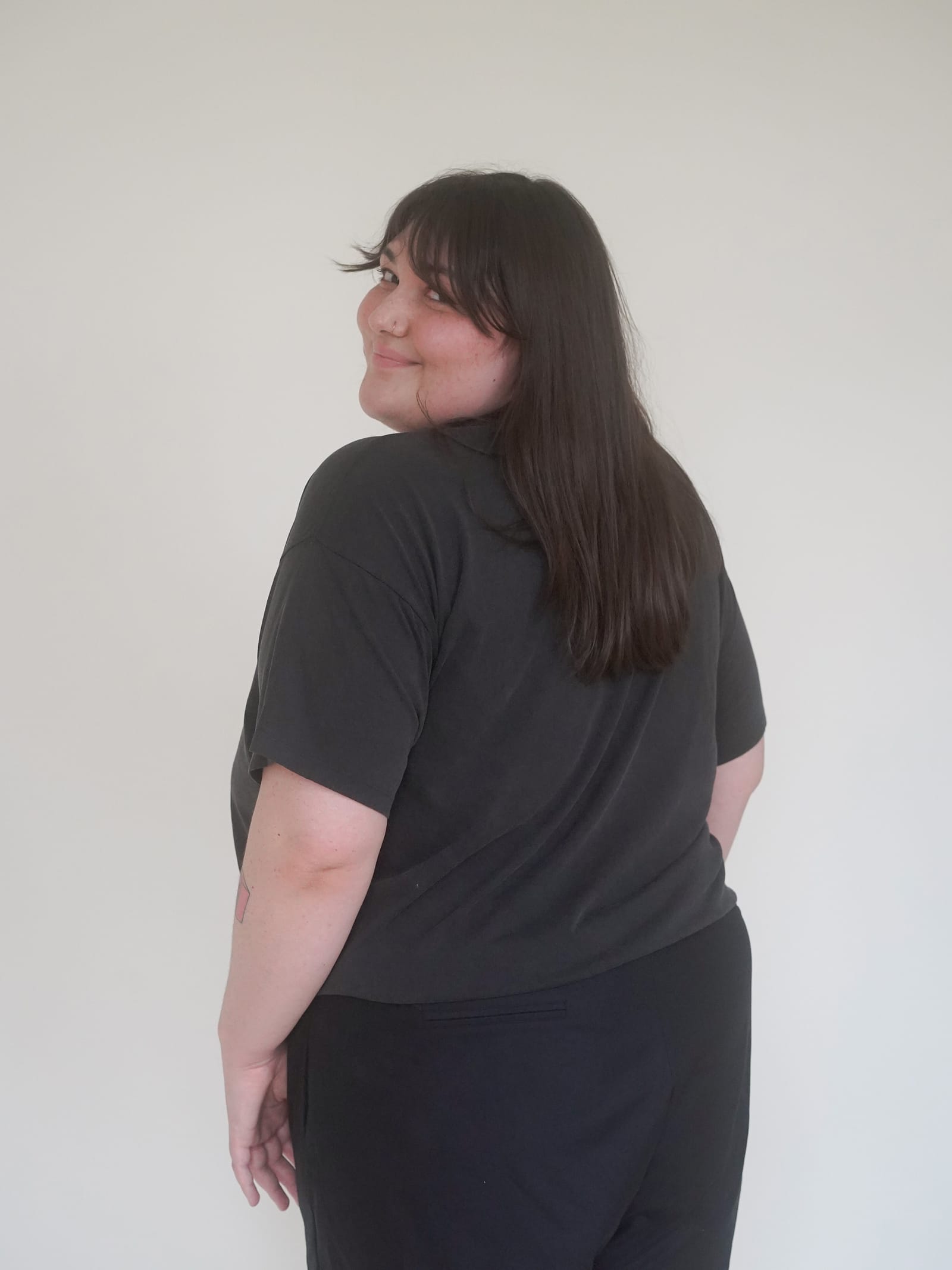 Washed T-shirt Washed Black