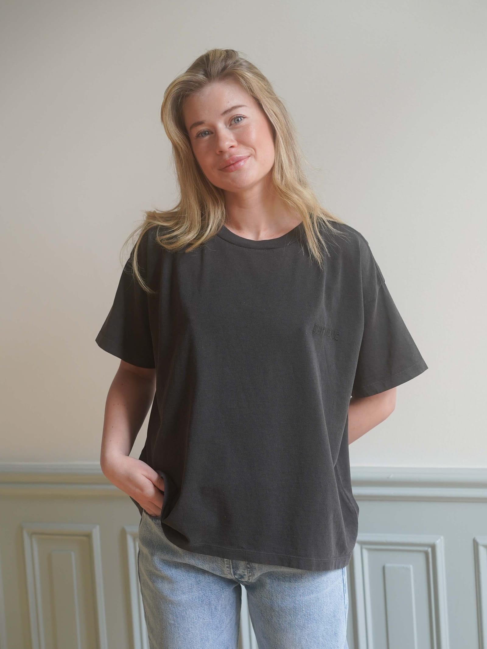 Washed T-shirt Washed Black