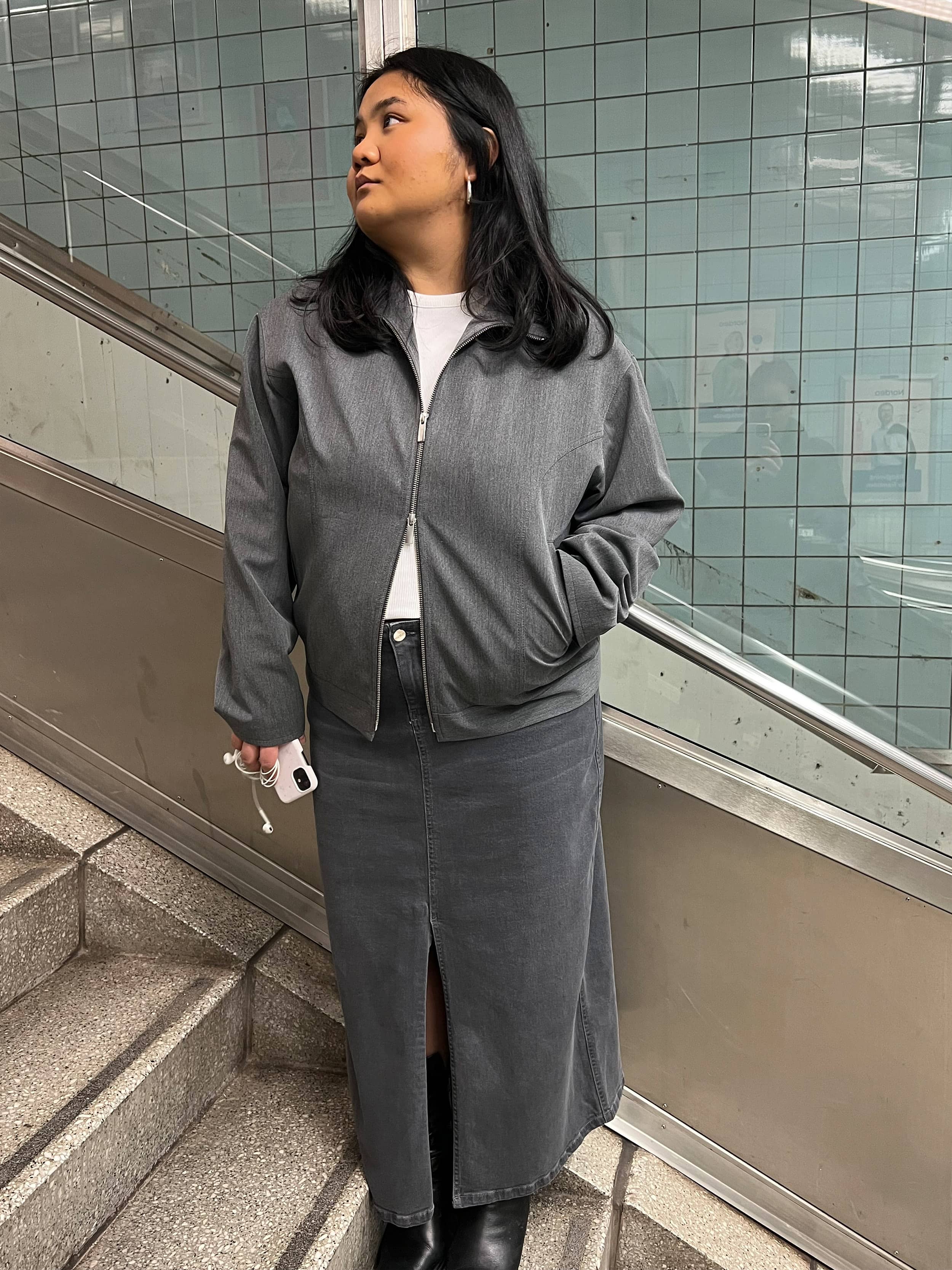 First Choice Jacket Grey - Grey | Djerf Avenue
