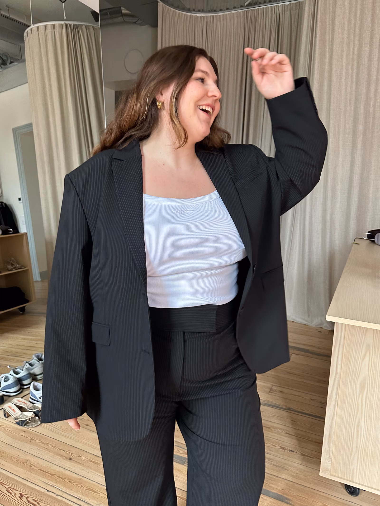 Forever Blazer Pinstripe