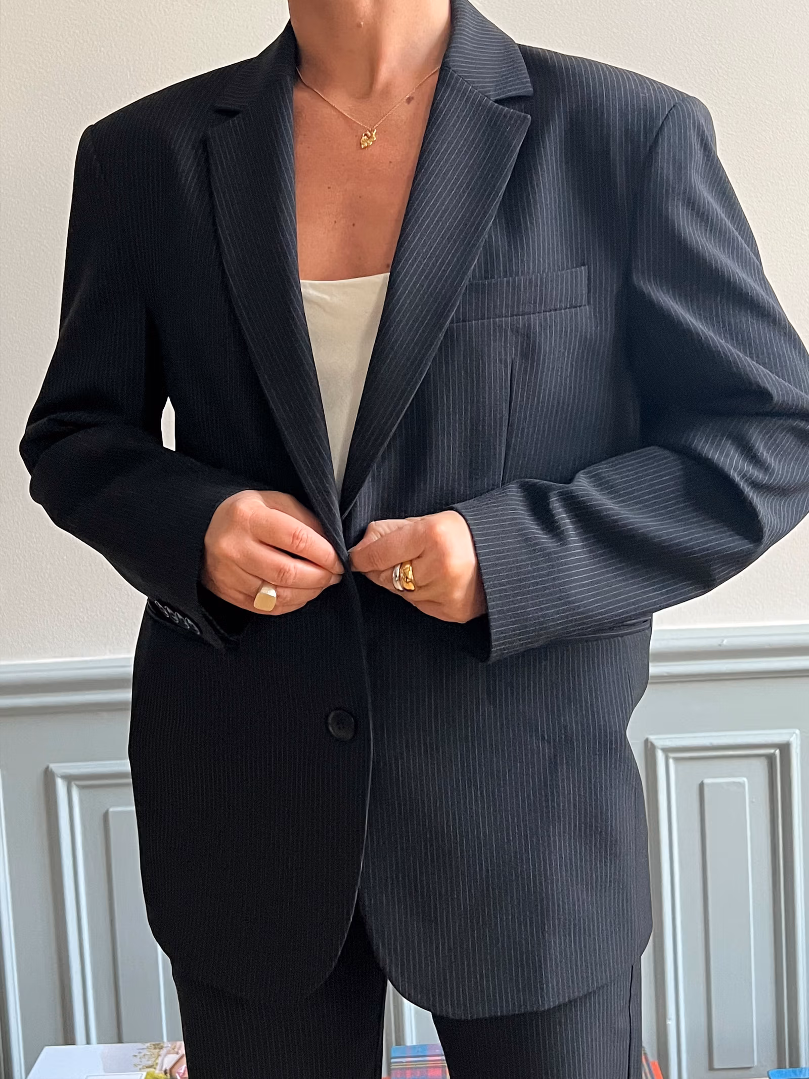 Forever Blazer Pinstripe