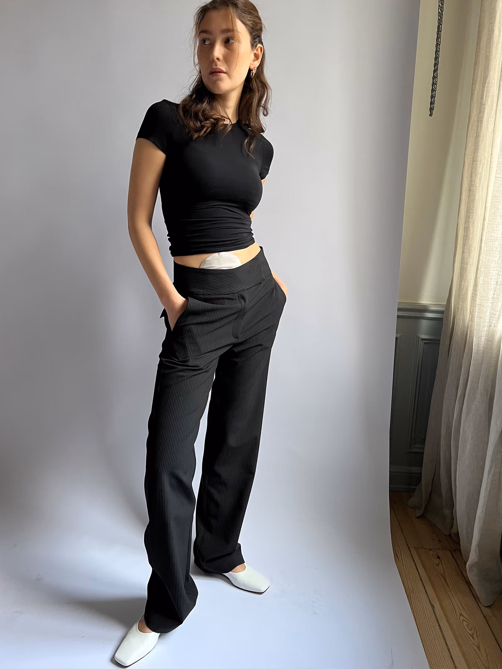 Day-to-day Pants Pinstripe