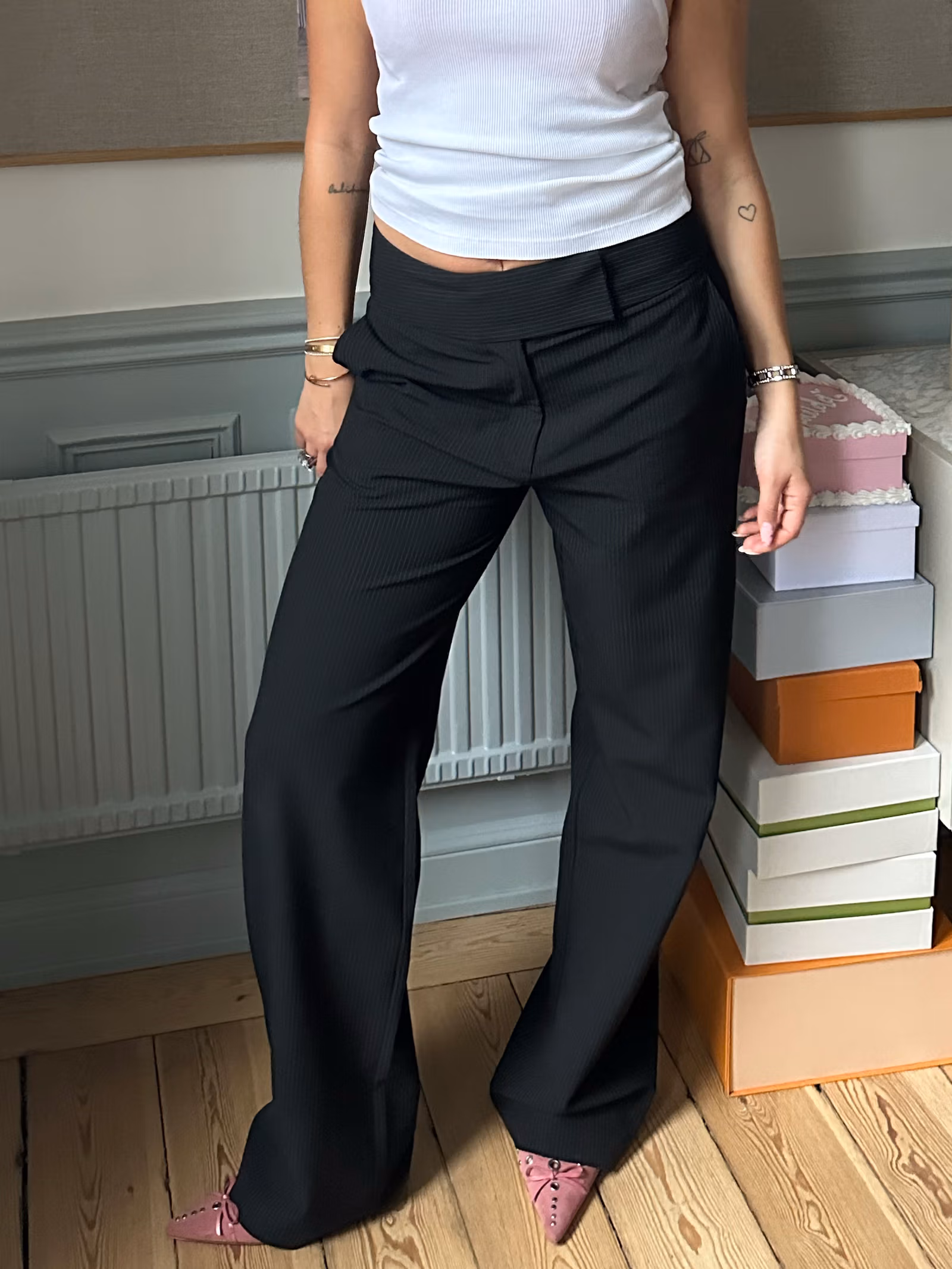 Day-to-day Pants Pinstripe