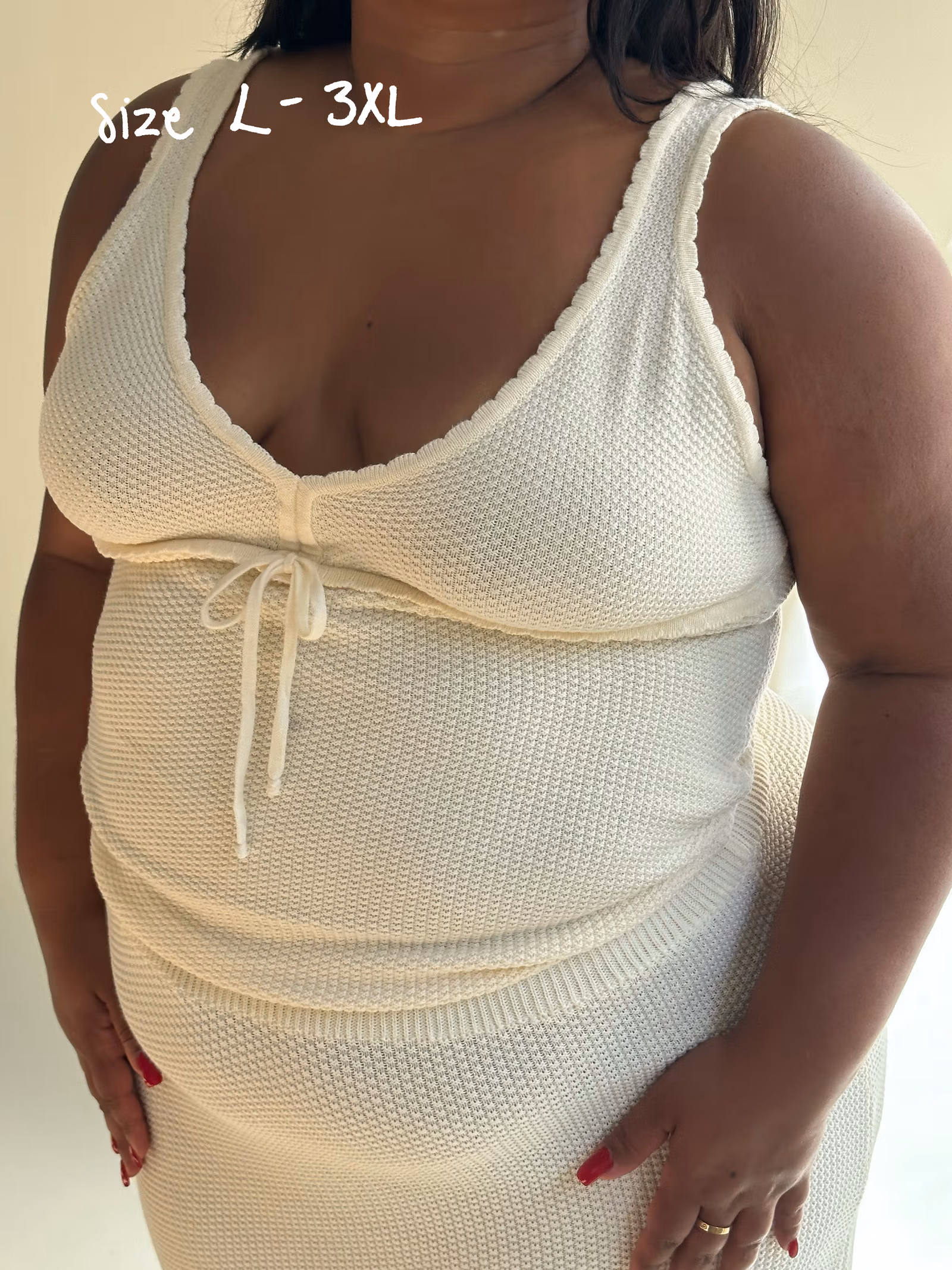 Amorini Tank Top Cream