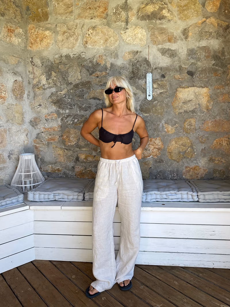 Linen Pants Cream