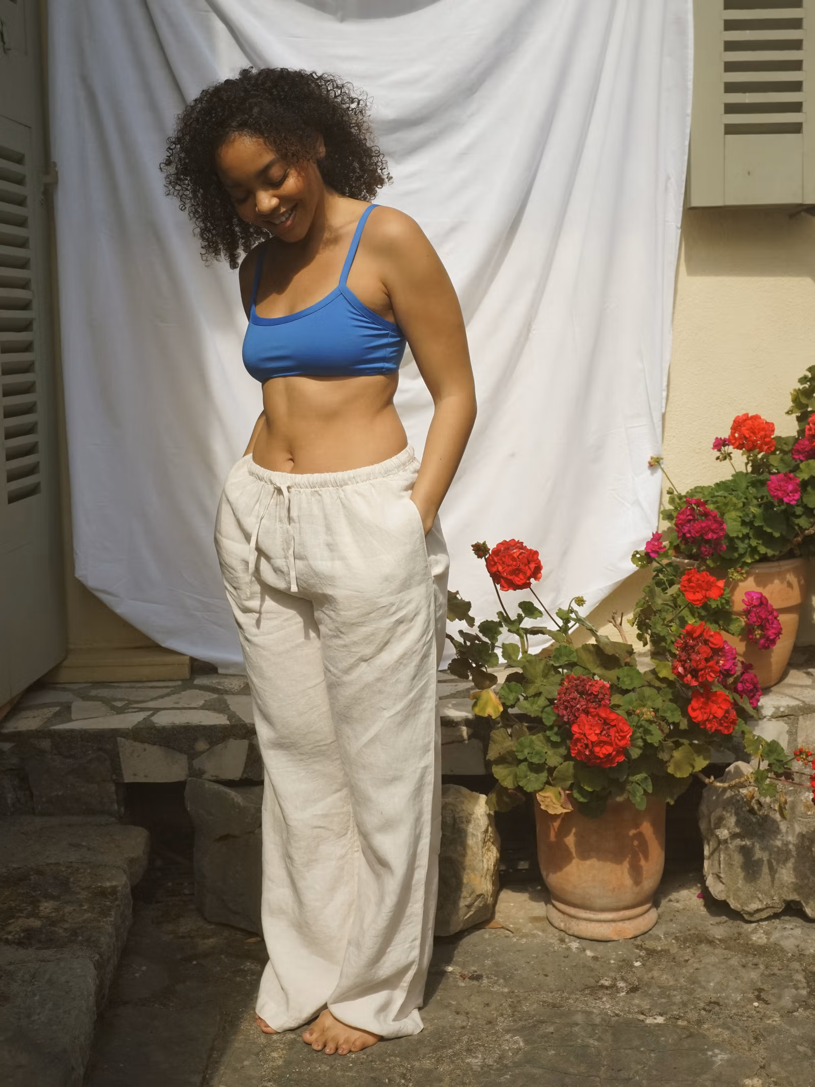 Linen Pants Cream