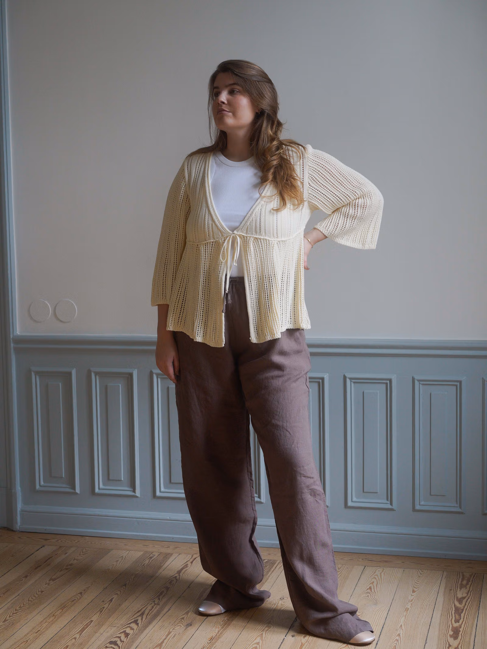 Linen Pants Brown - Tall