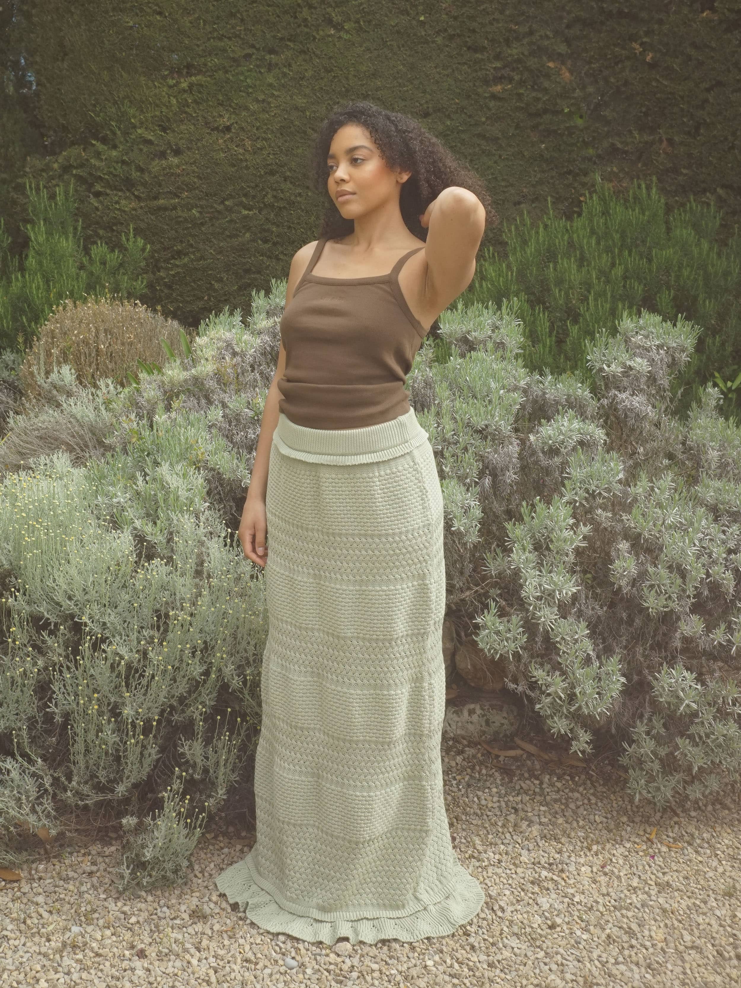 Sorella Skirt - Green | Djerf Avenue