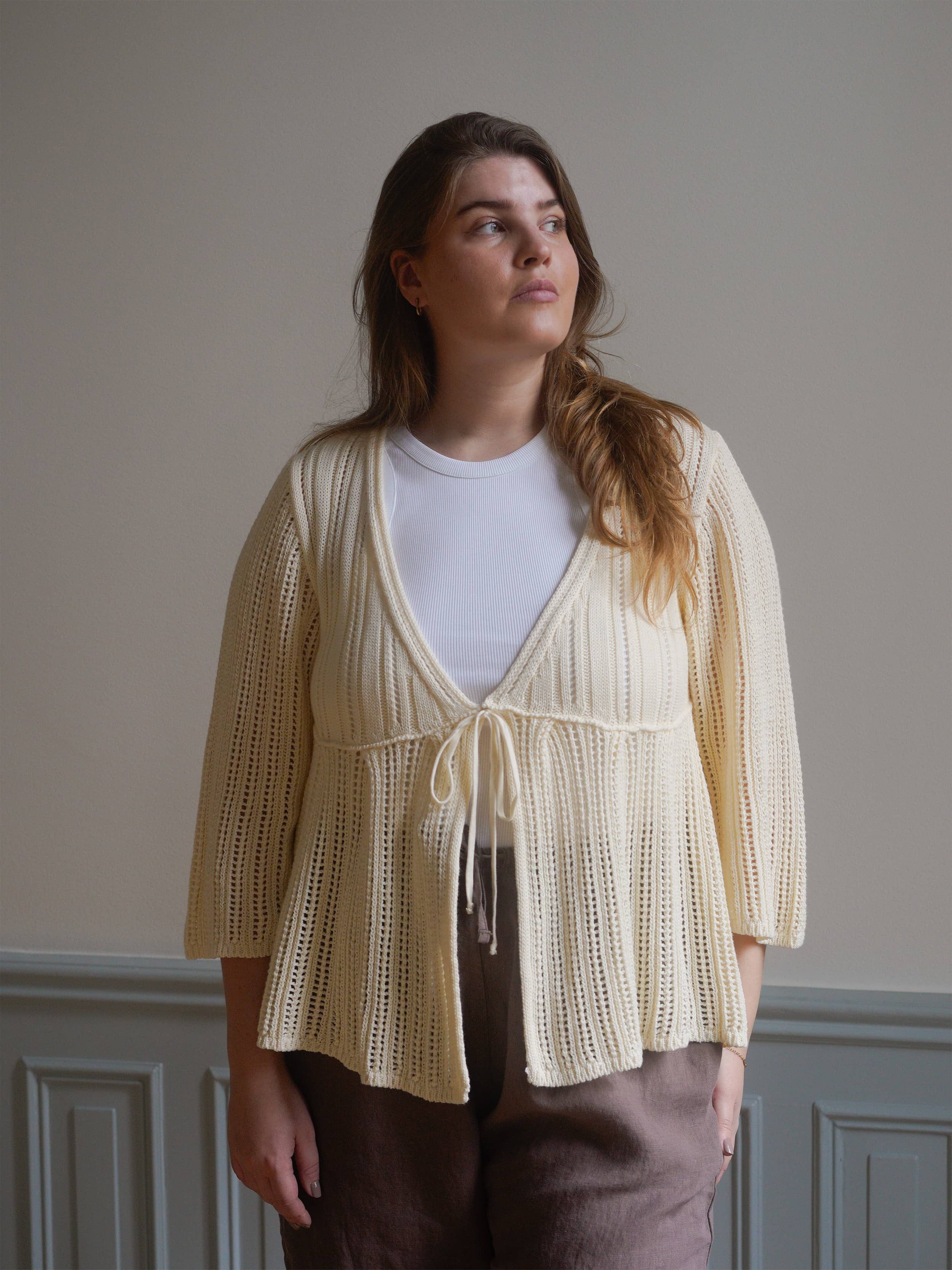 Sorella Top Cream - Beige | Djerf Avenue