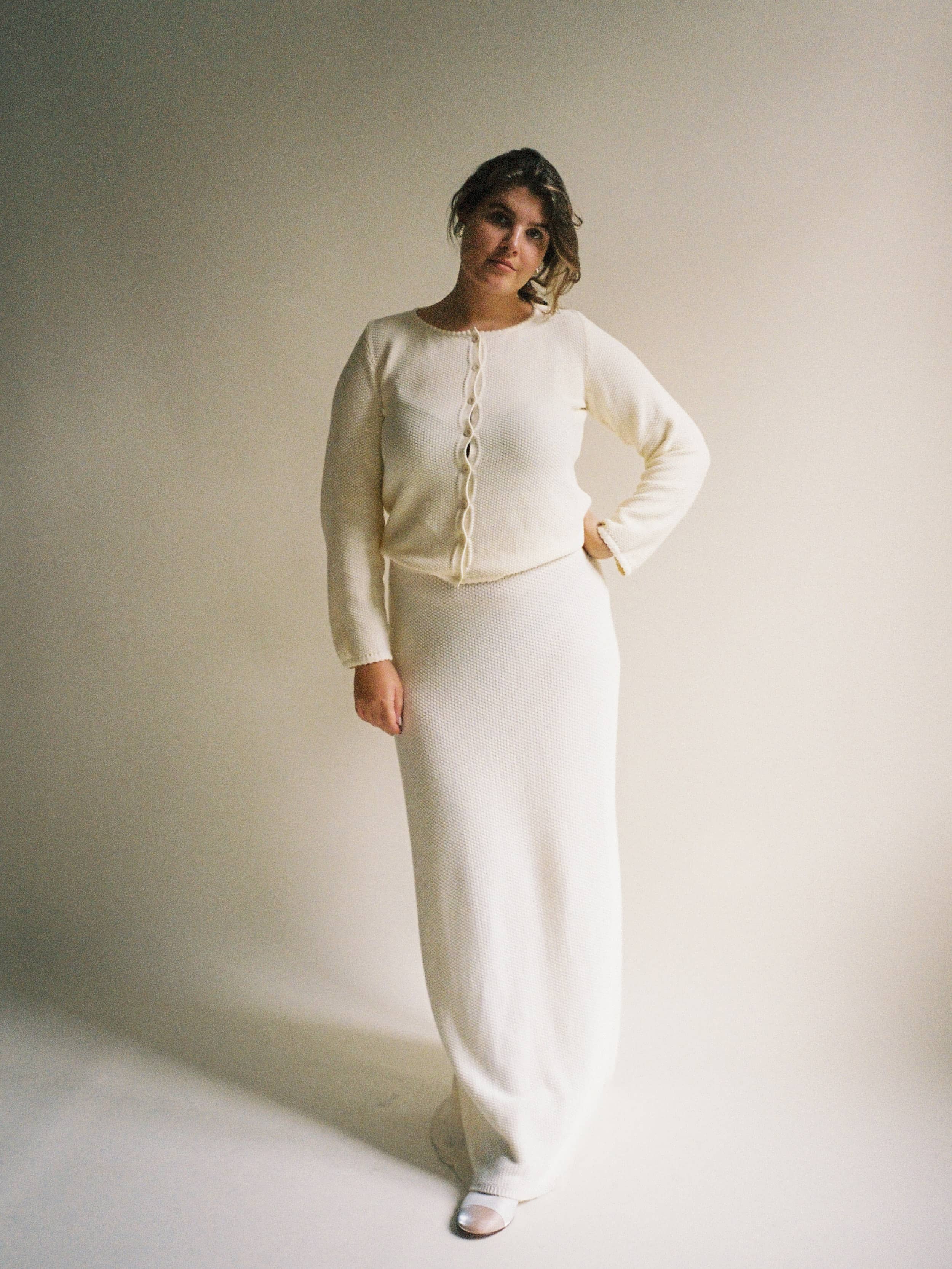 Principessa Skirt Cream - Cream | Djerf Avenue