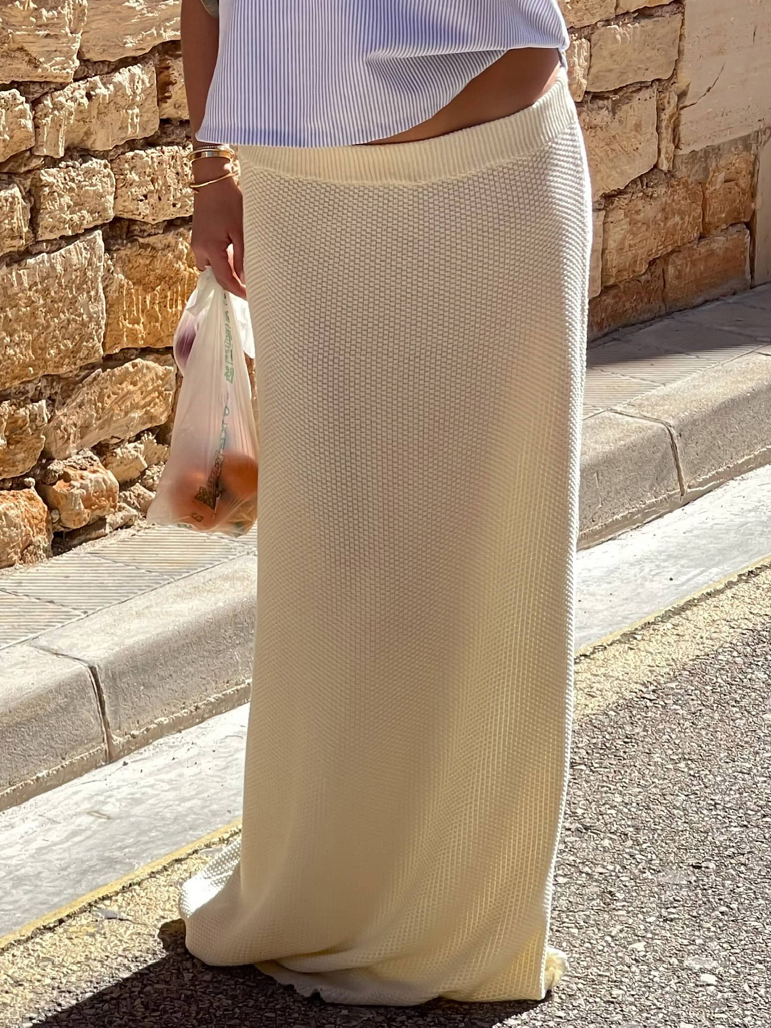 Principessa Skirt Cream - Krem | Djerf Avenue