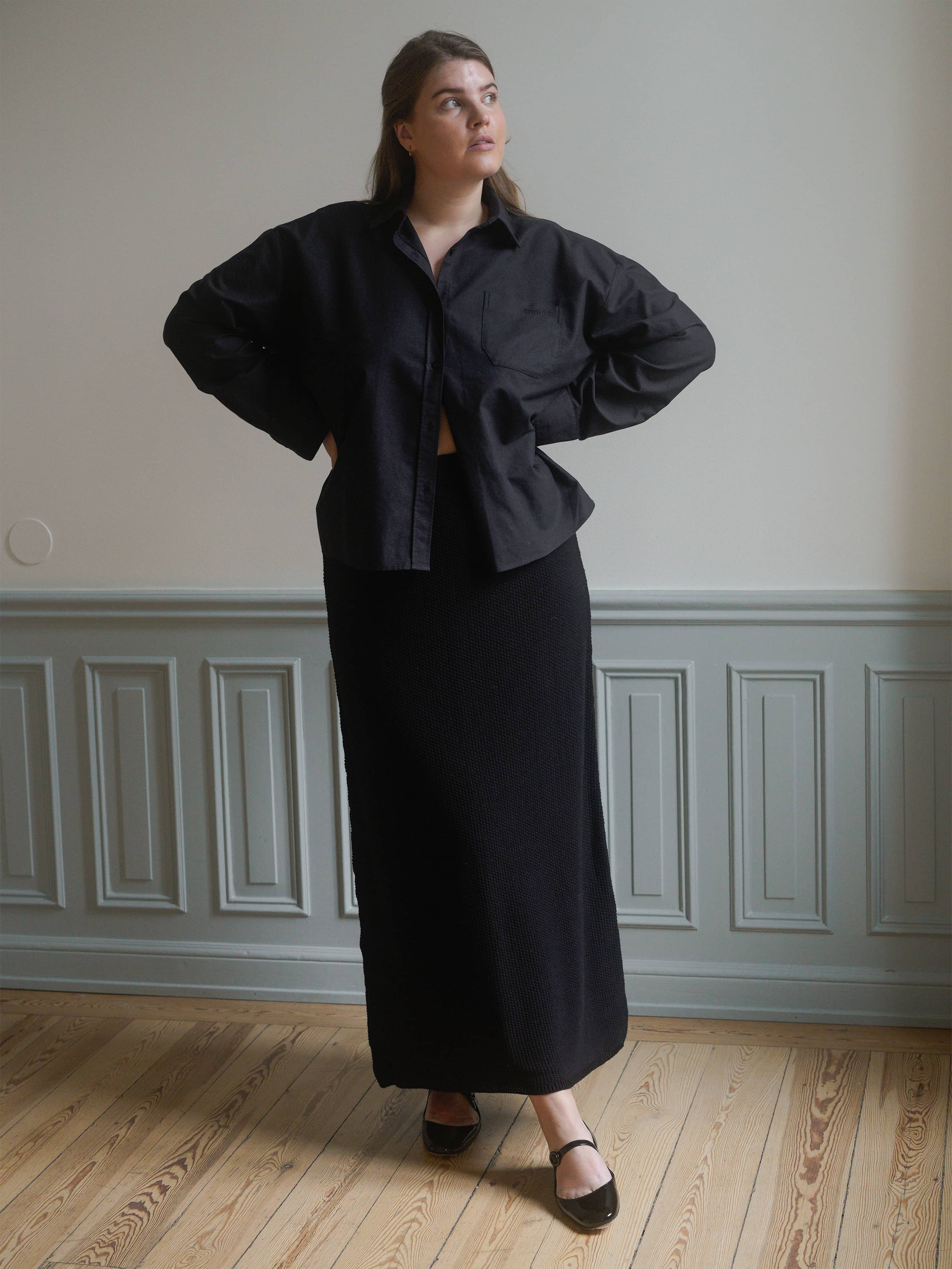 Principessa Skirt Black - Black | Djerf Avenue