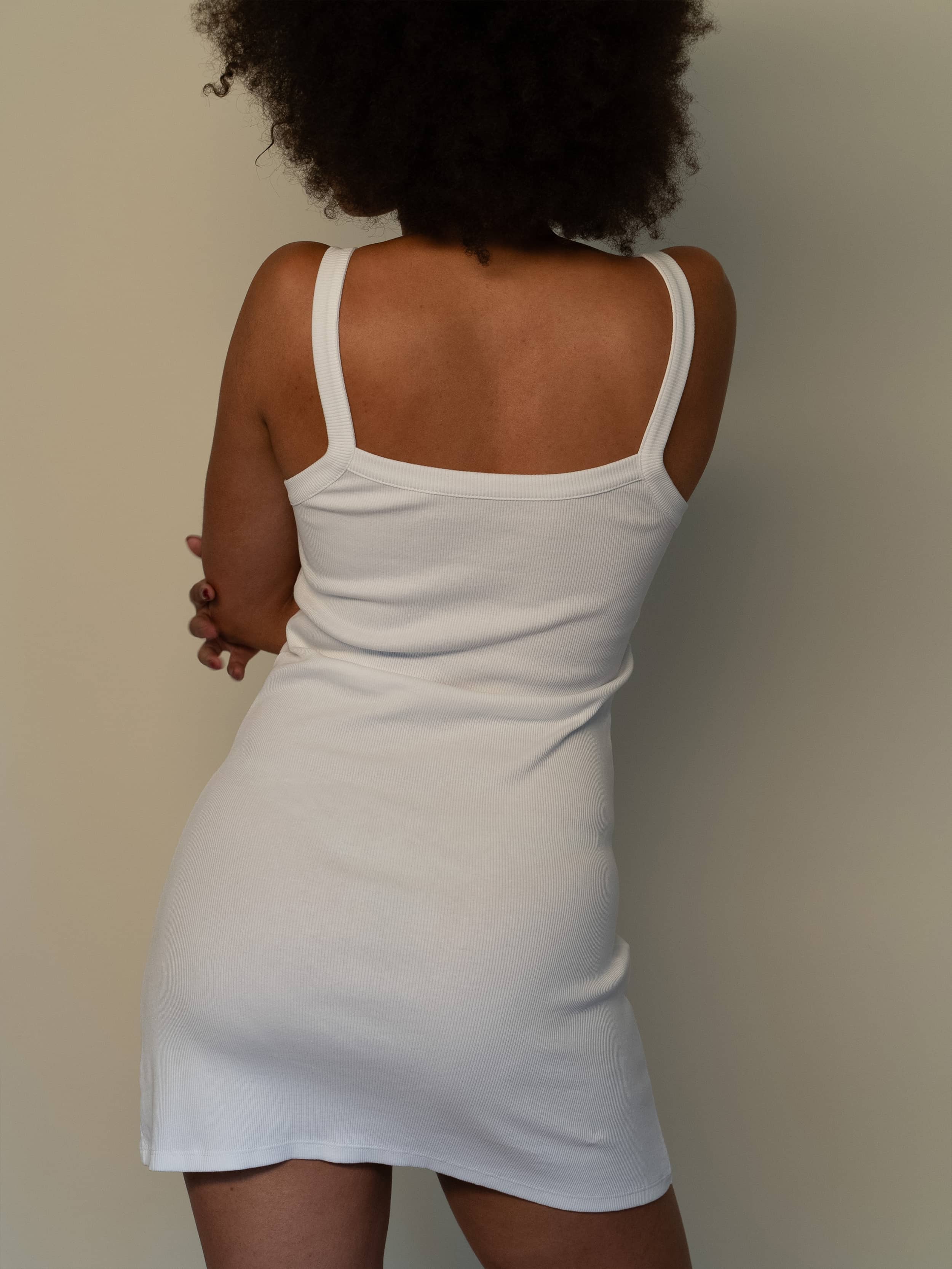Daily Tank Dress Ribbed Baby Yellow | Djerf Avenue Daily Tank Dress Ribbed Baby Yellow | Djerf Avenue
