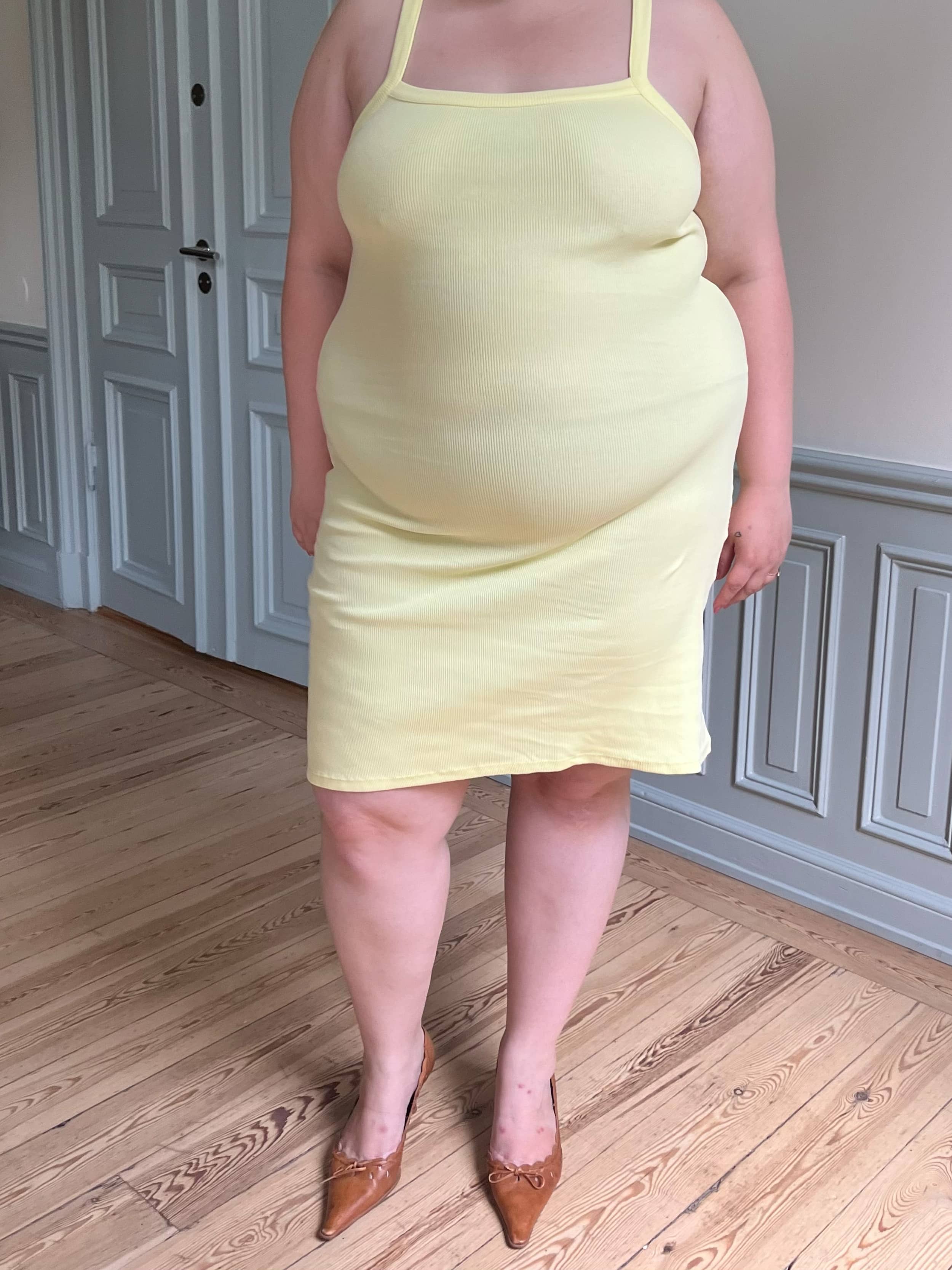 yellow tank dress Girls' Pocket Twirl Size: 4T Toddler By Mila & Rose this versatile dress is blended with Naia Sea | Alberte Dress |
