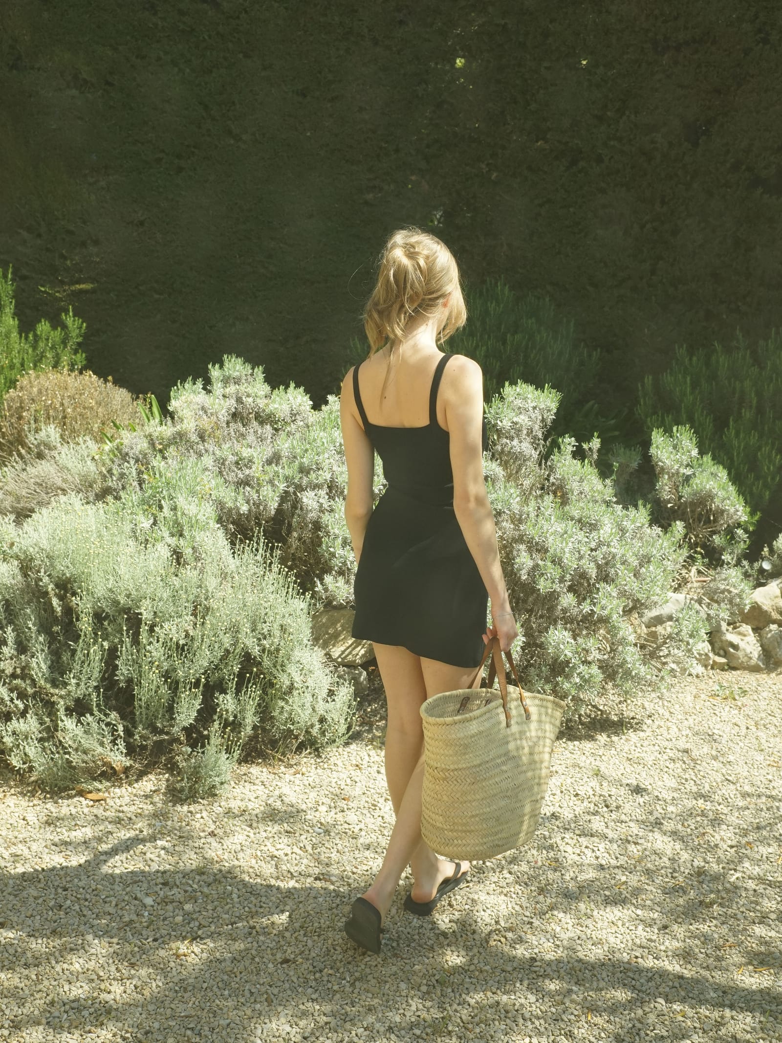 Daily Tank Dress Ribbed Black