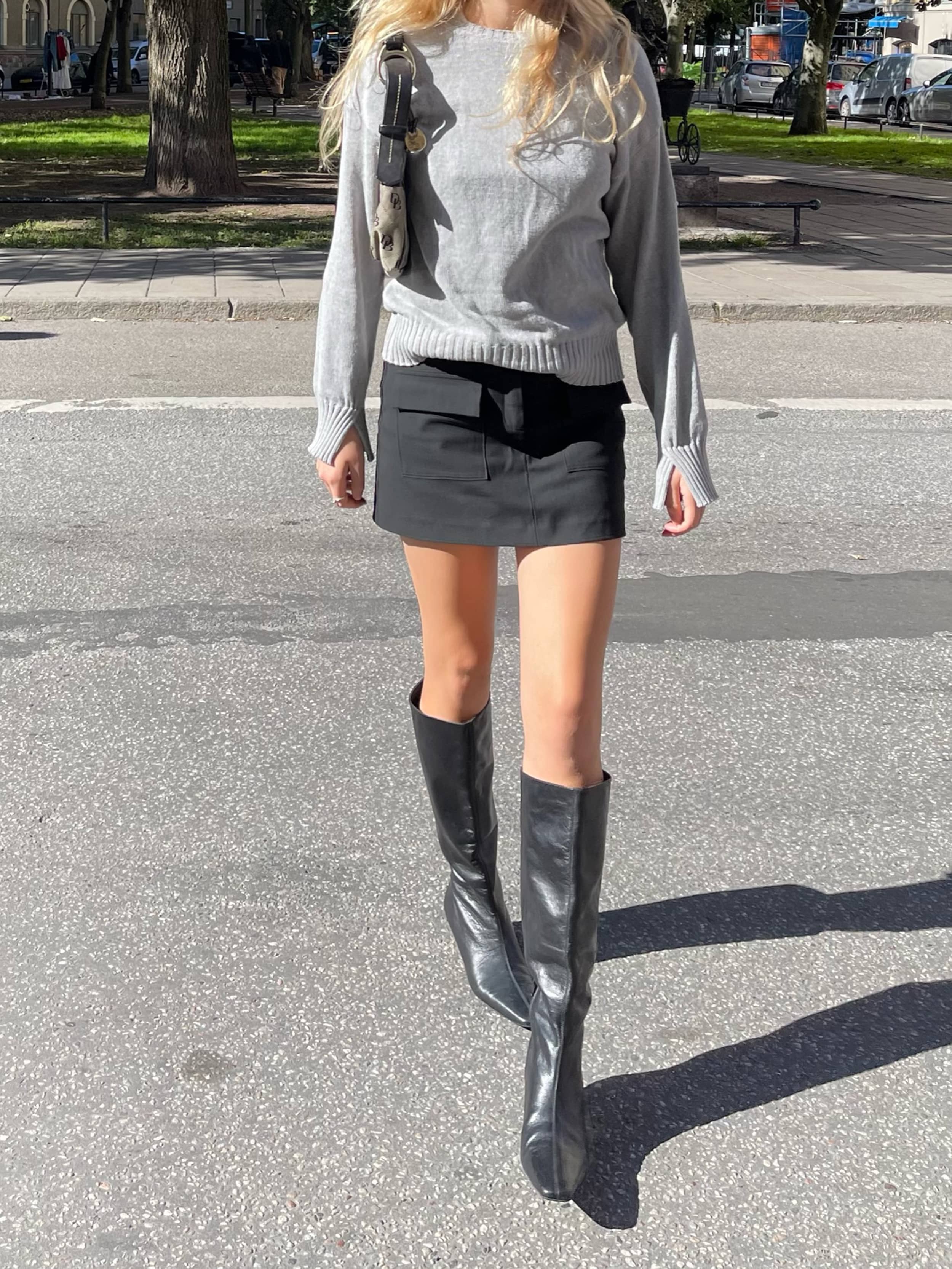 Day-to-day Skirt Black - Black | Djerf Avenue