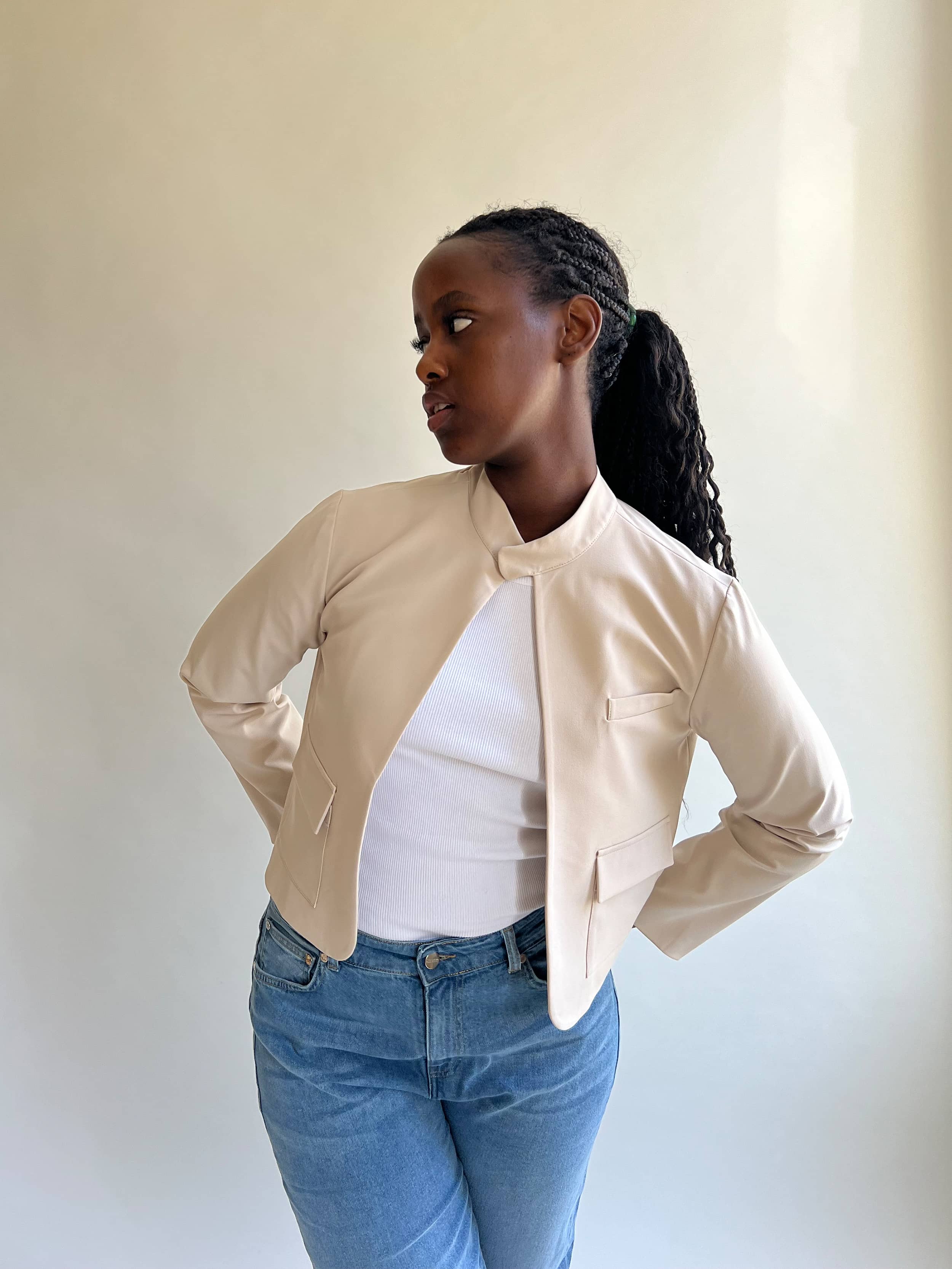 Day-to-day Jacket Cream - Cream | Djerf Avenue