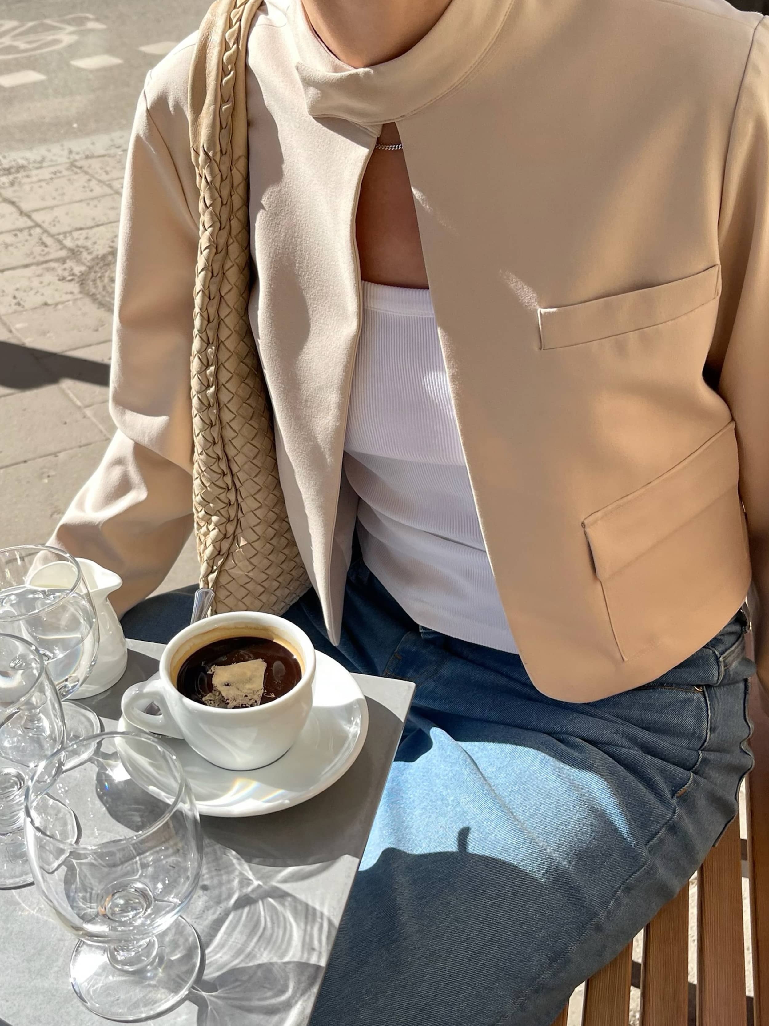 Day-to-day Jacket Cream - Cream | Djerf Avenue