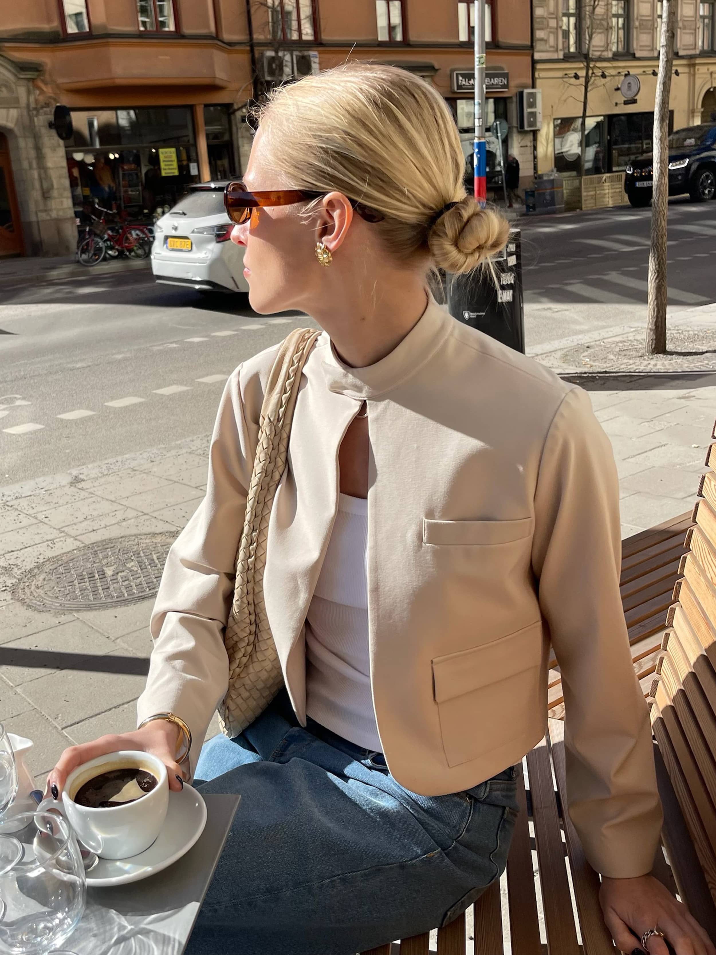 Day-to-day Jacket Cream - Cream | Djerf Avenue