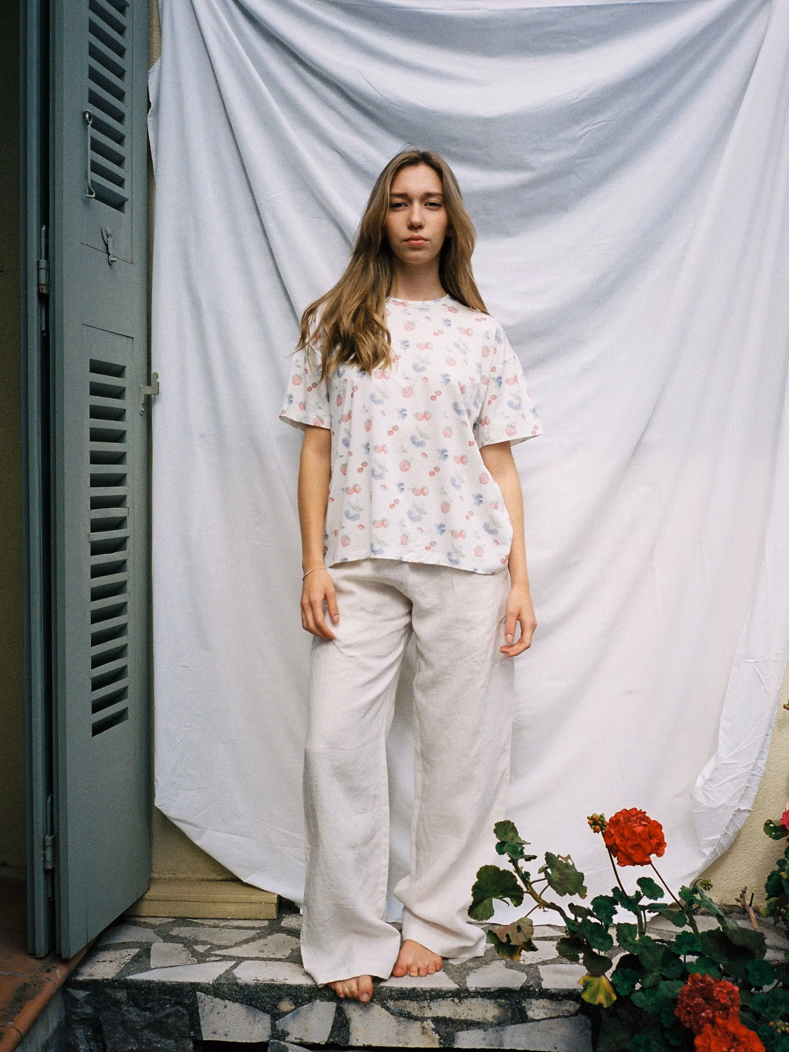Go Slow Tee Summer Berries
