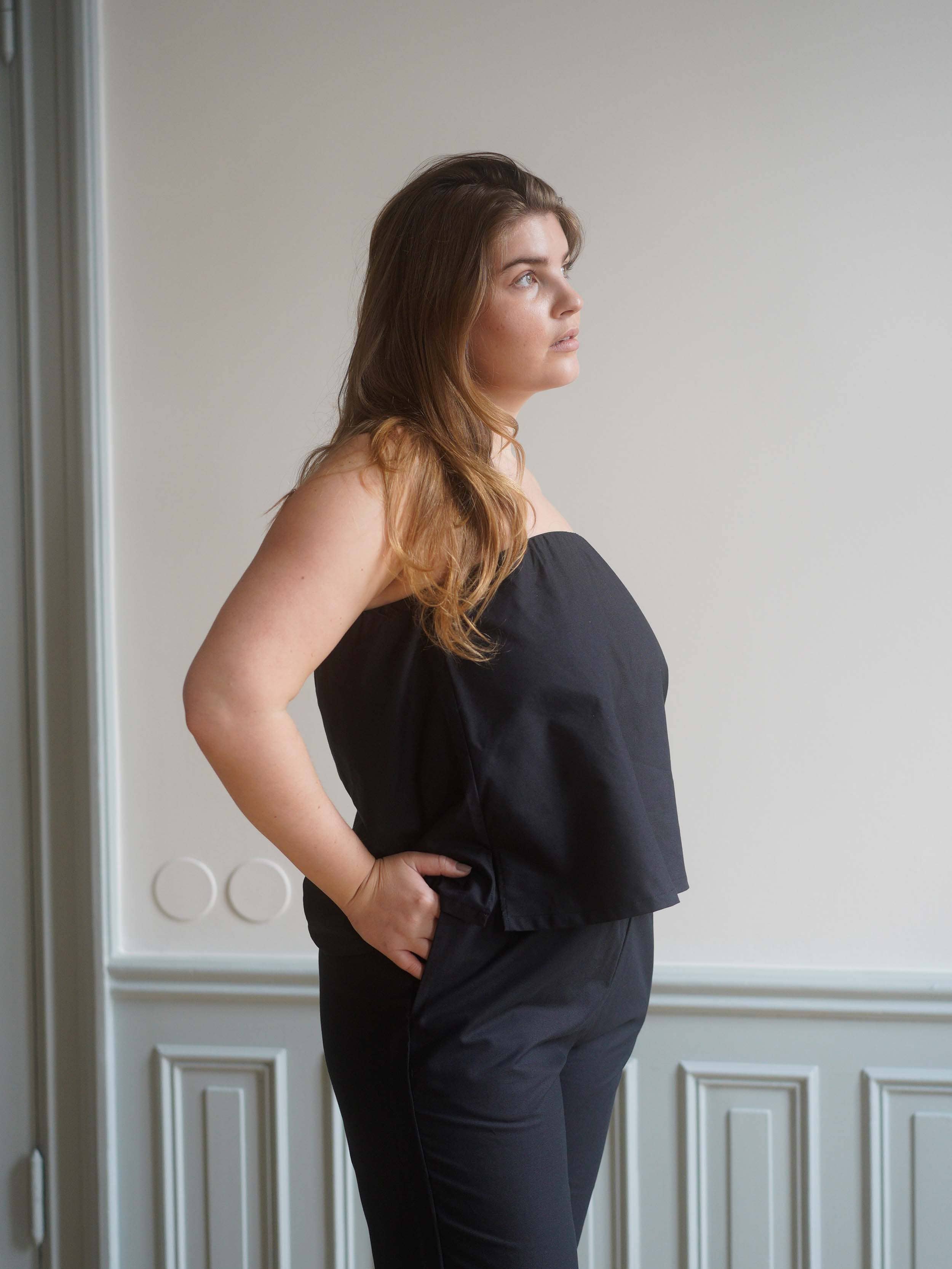 Breezy Tube Top Black - Black | Djerf Avenue