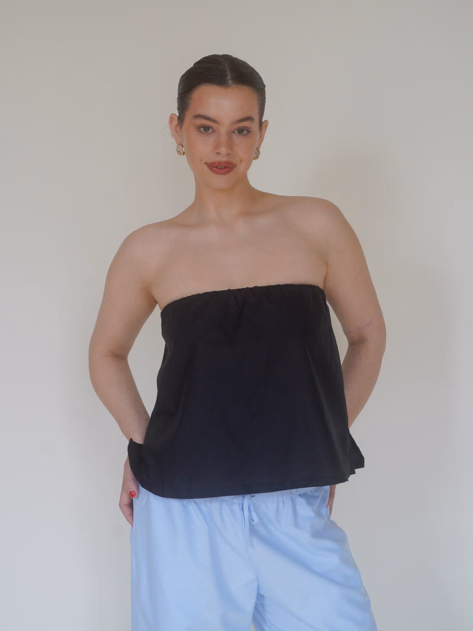 Breezy Tube Top Black