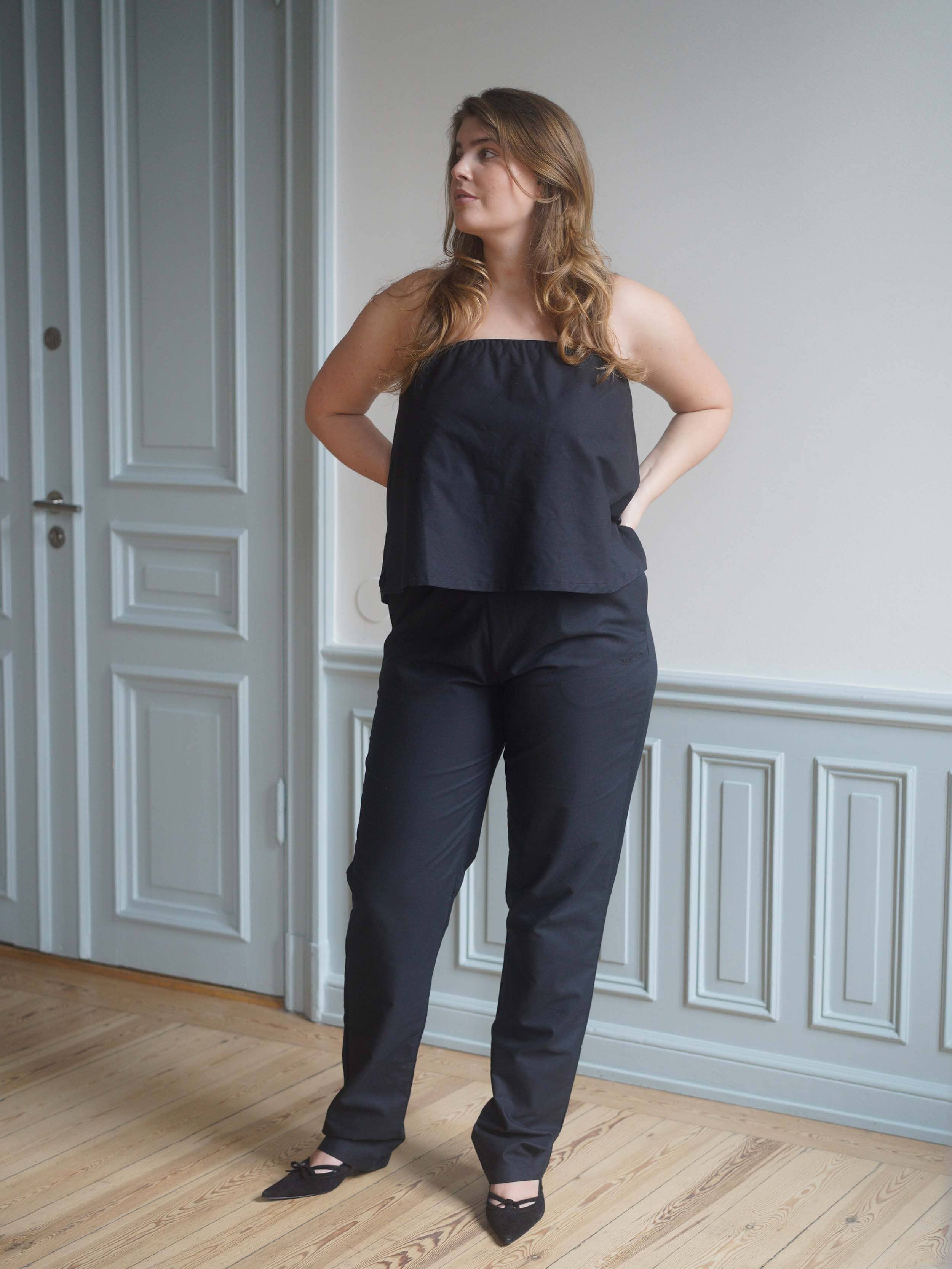 Breezy Tube Top Black - Black | Djerf Avenue