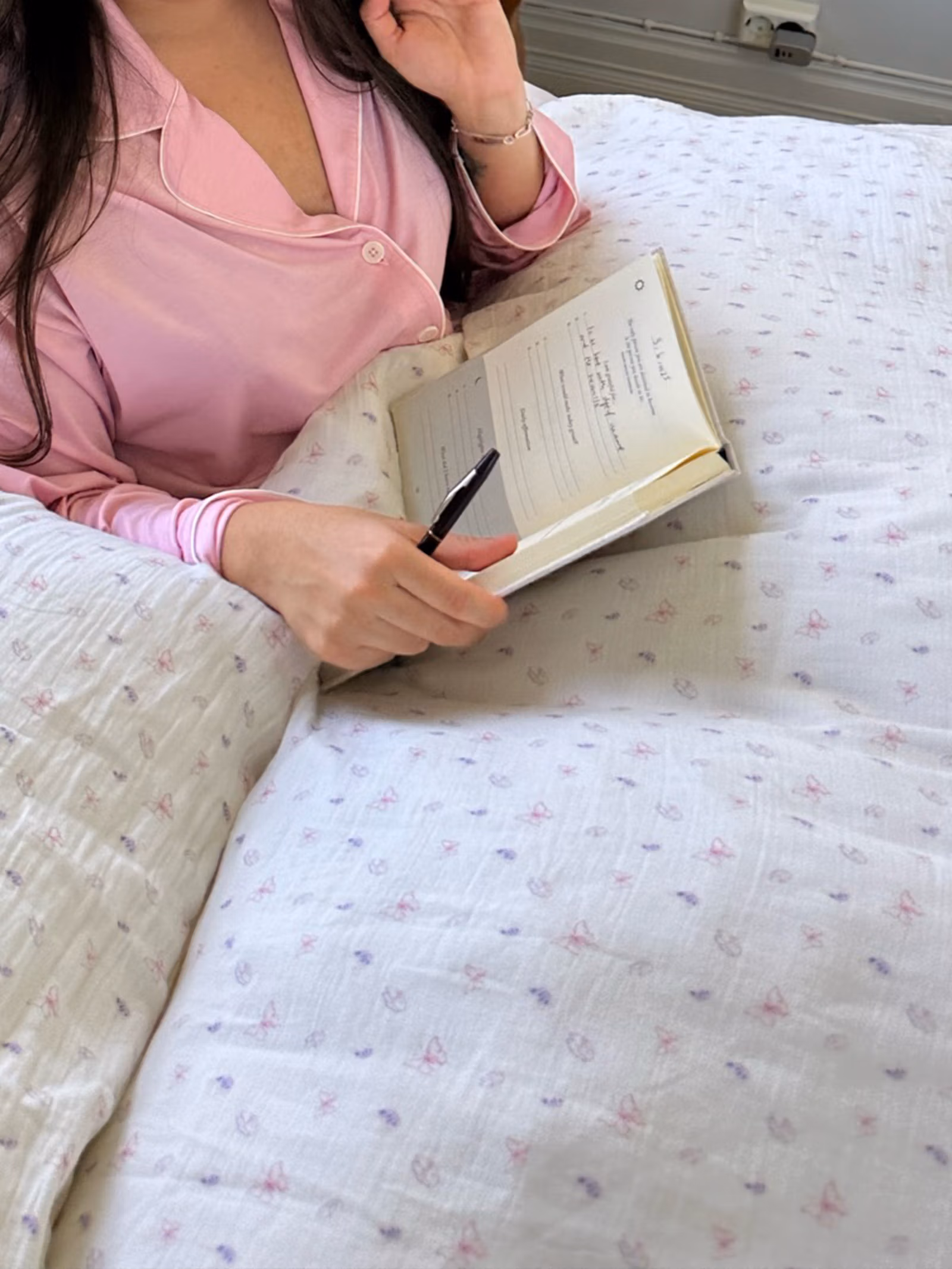 Muslin Duvet Cover Butterfly - Single