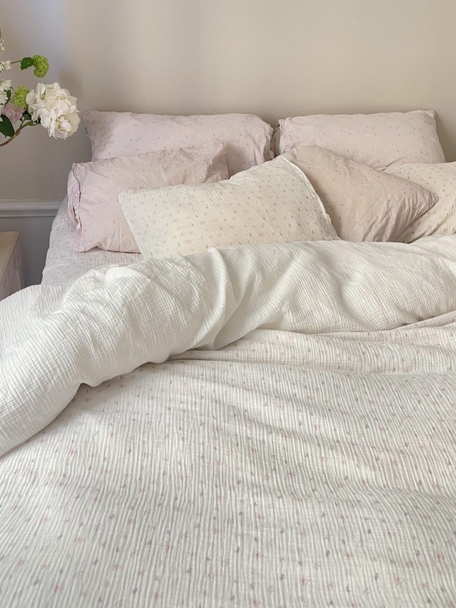 Muslin Duvet Cover Butterfly - Single