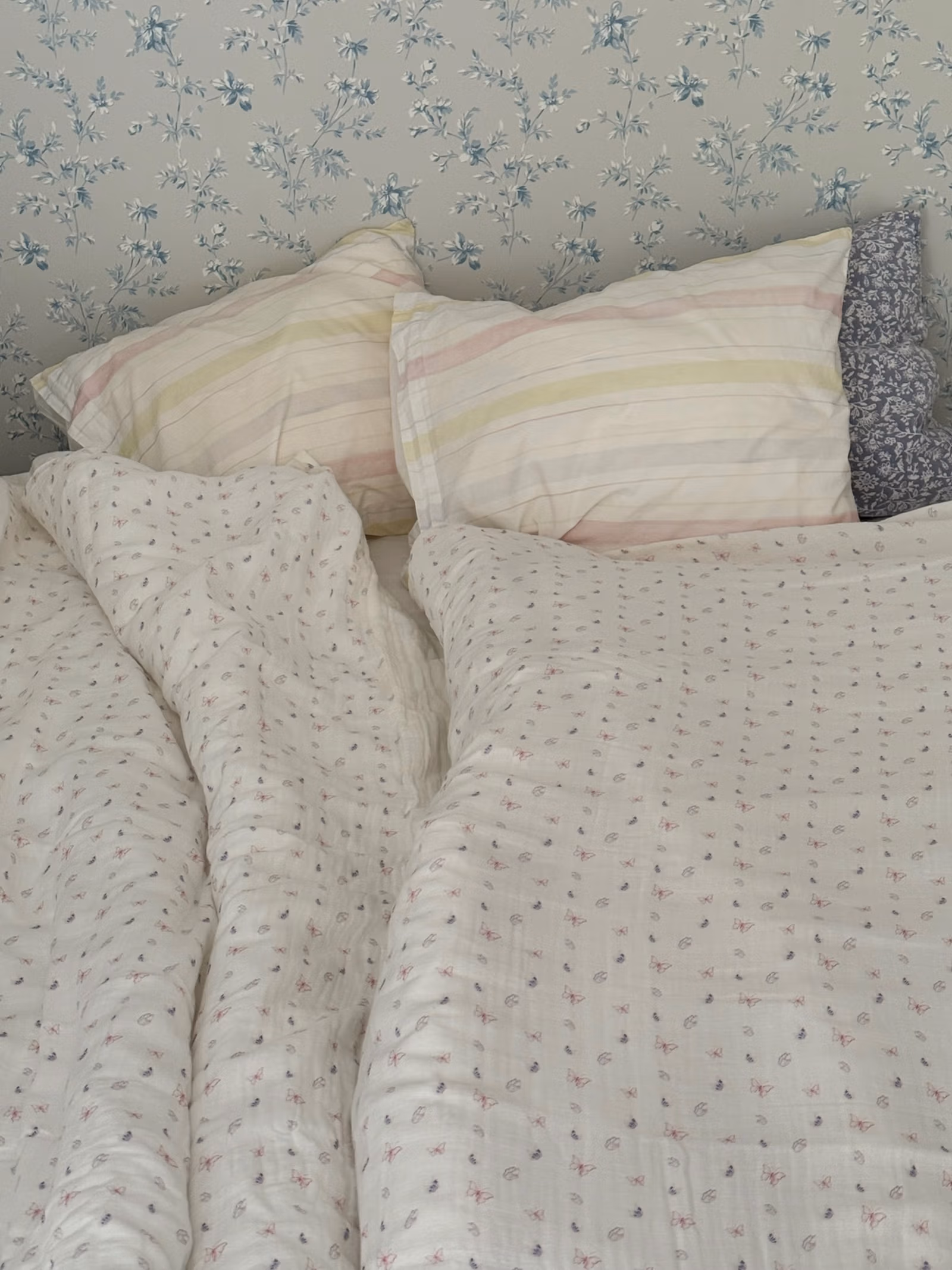 Muslin Duvet Cover Butterfly - Single