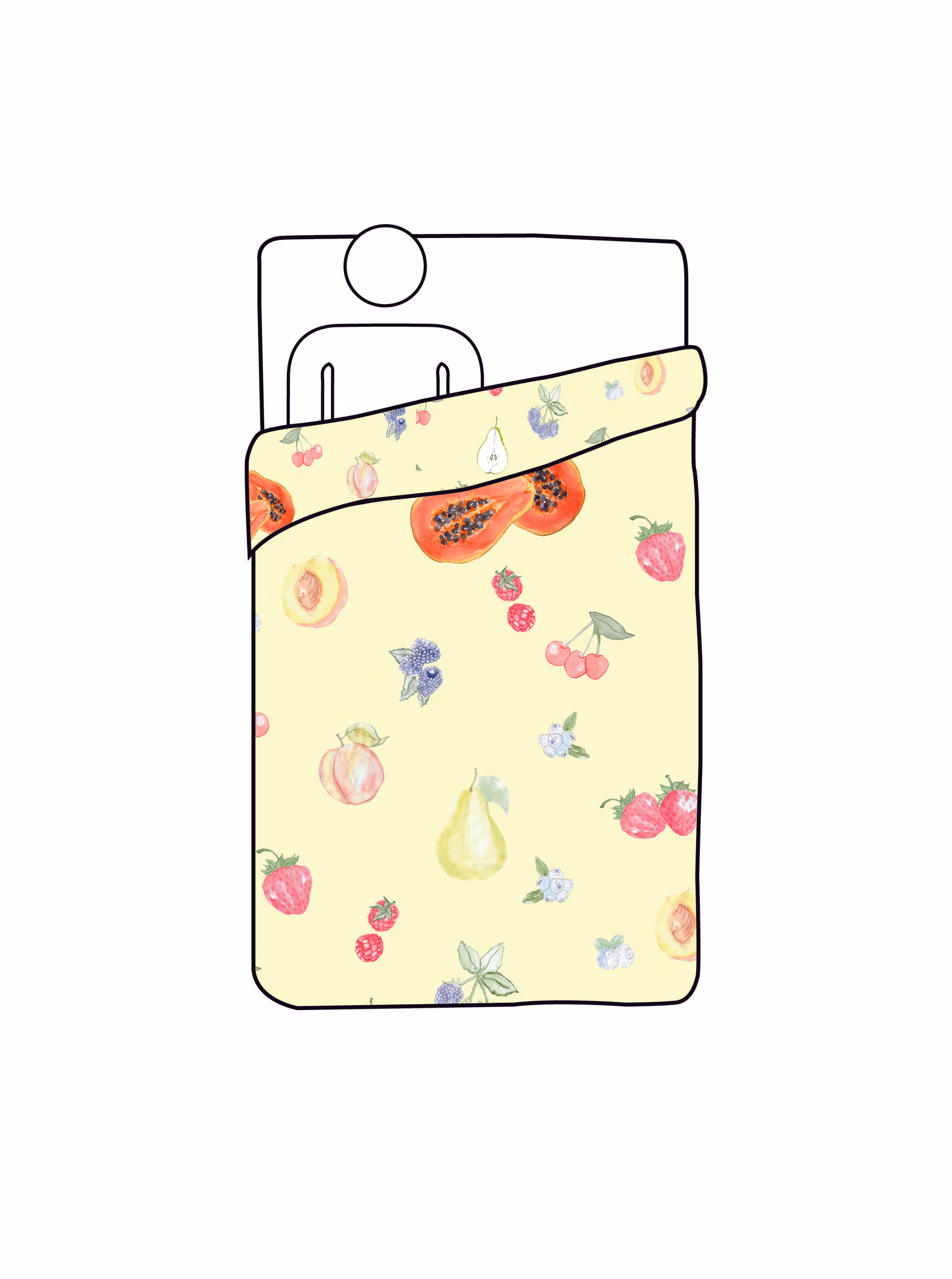 Duvet Cover - Single Fruit