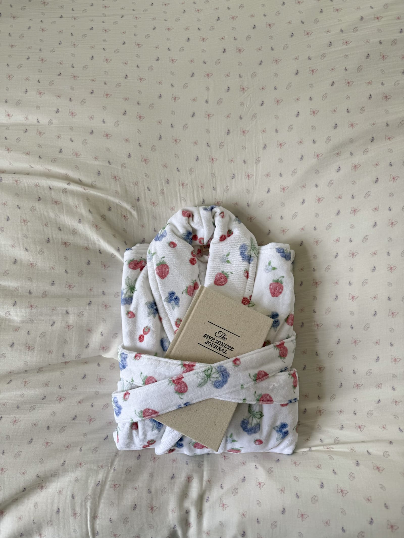 Muslin Duvet Cover Butterfly - Single