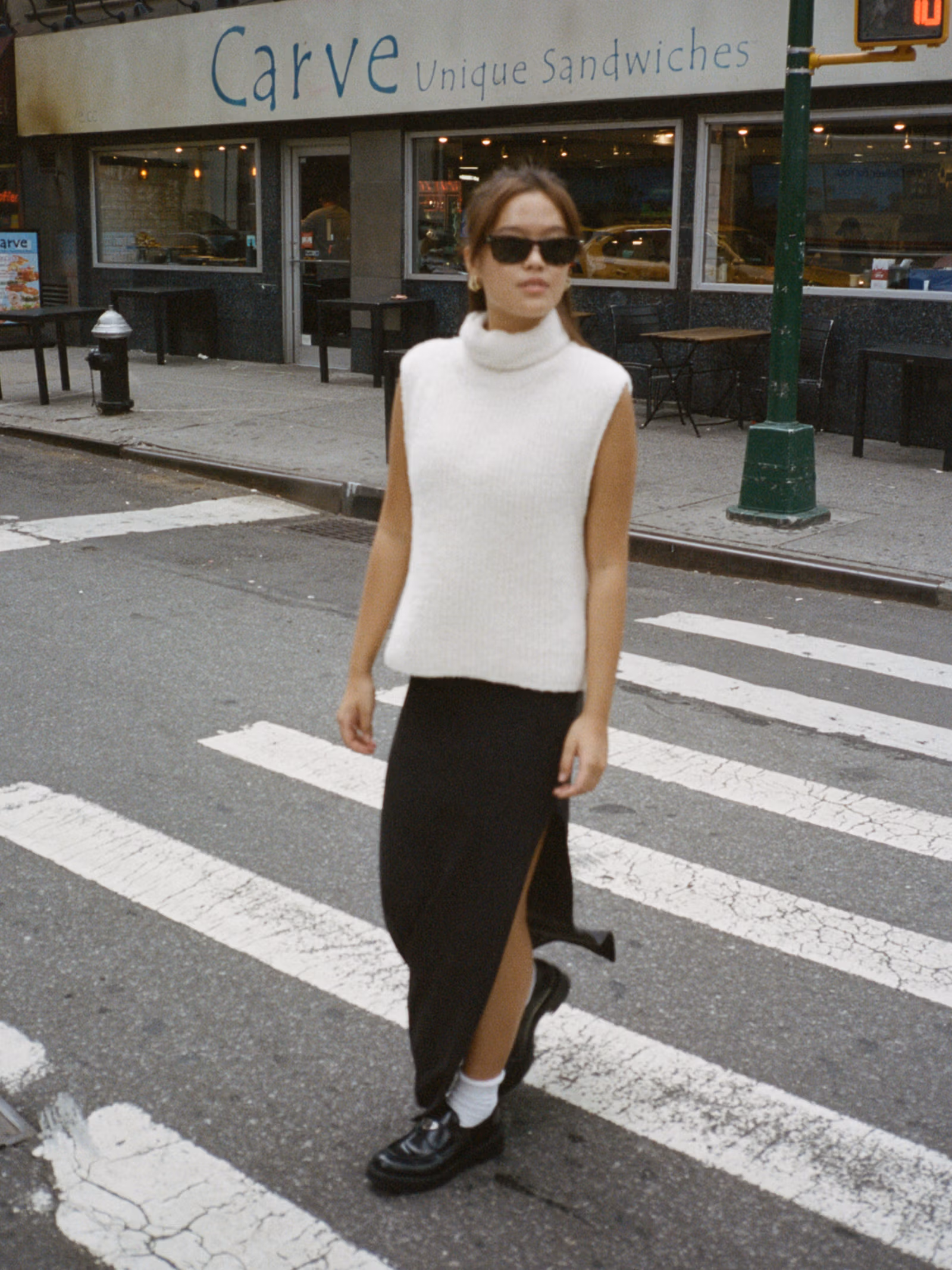 Turtleneck Top Cream