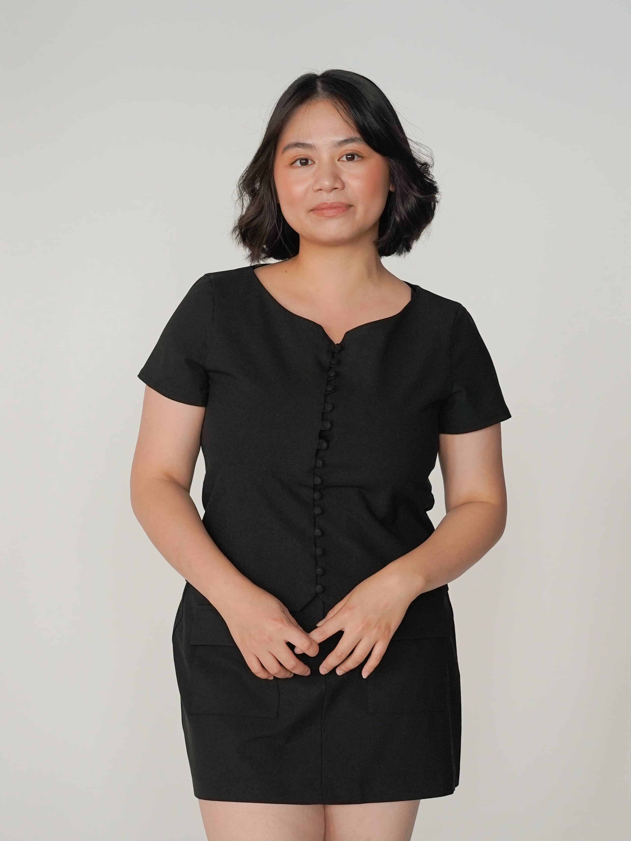 Z*様 Djerf Avenue トップス Day-to-day Top Black - Black | Djerf Avenue