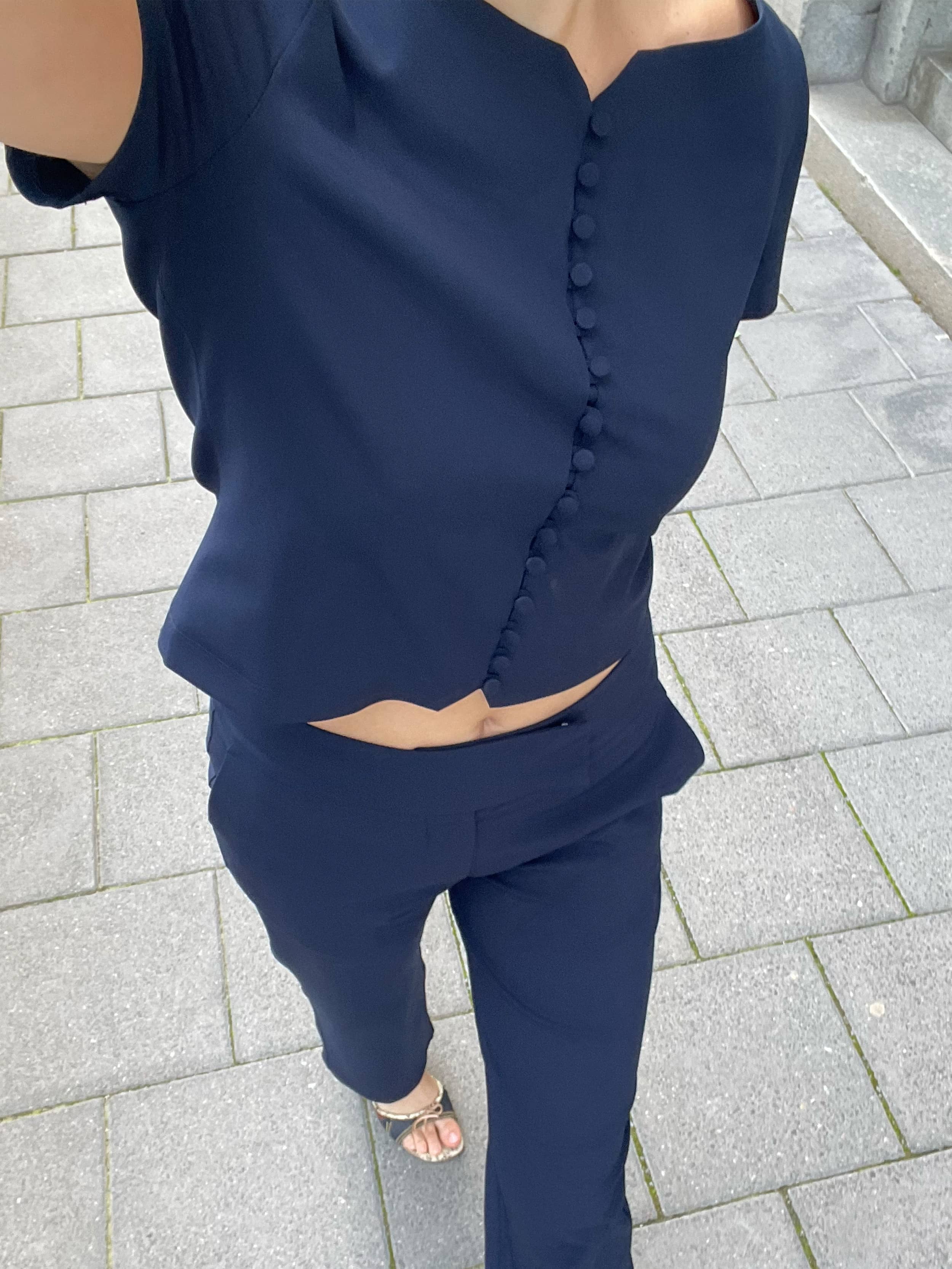 Z*様 Djerf Avenue トップス Day-to-day Top Black - Black | Djerf Avenue