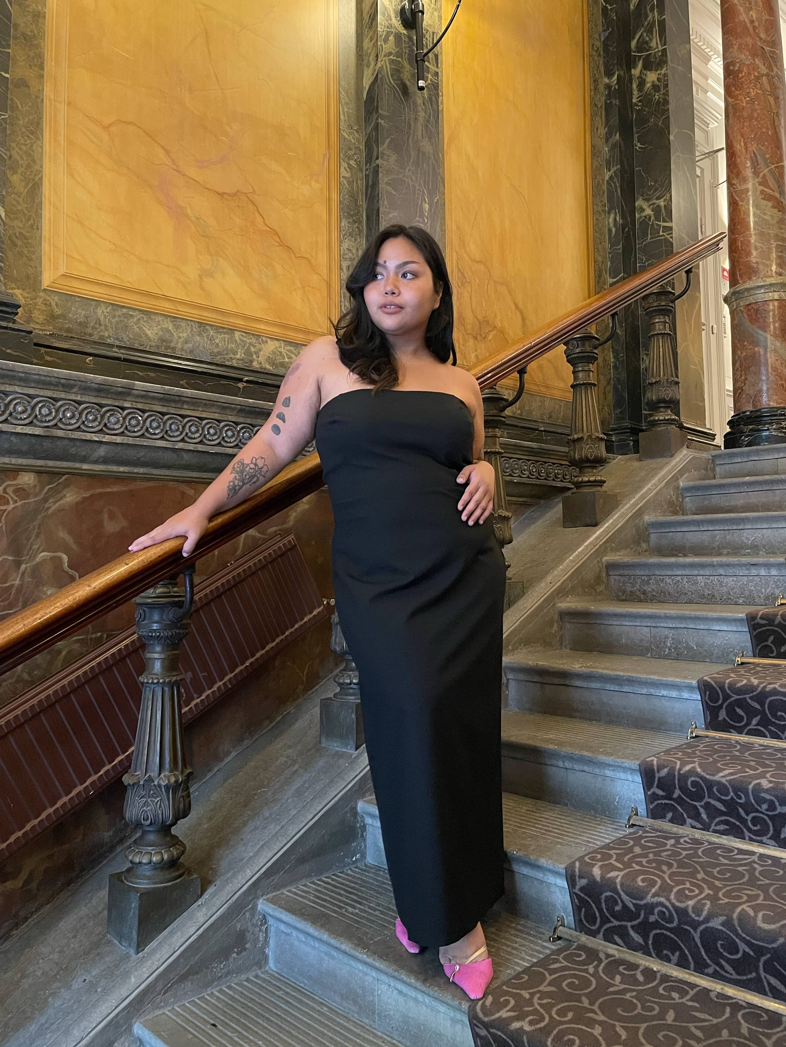 Midi Tube Dress Black - Black | Djerf Avenue