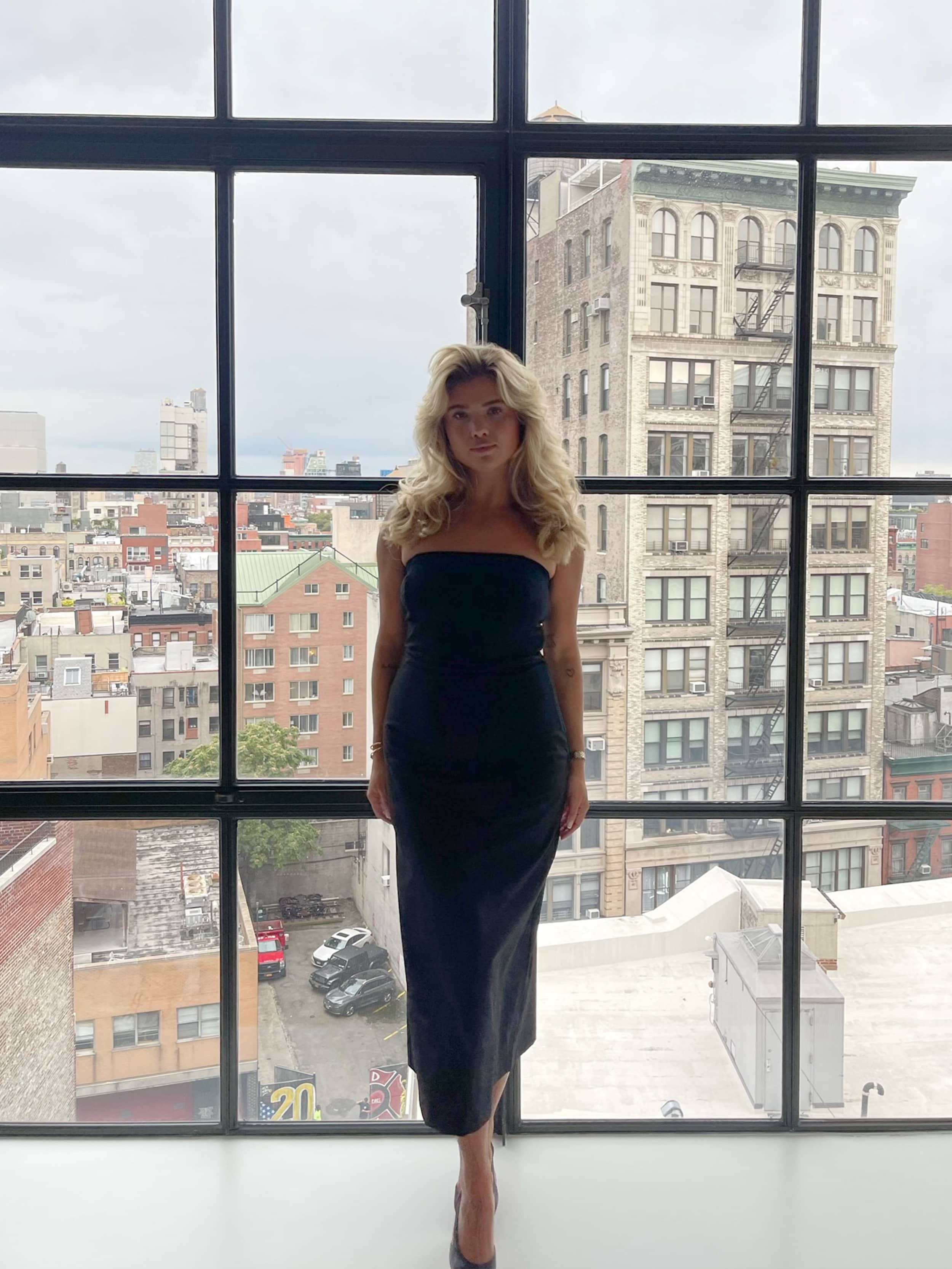 Midi Tube Dress Black - Black | Djerf Avenue