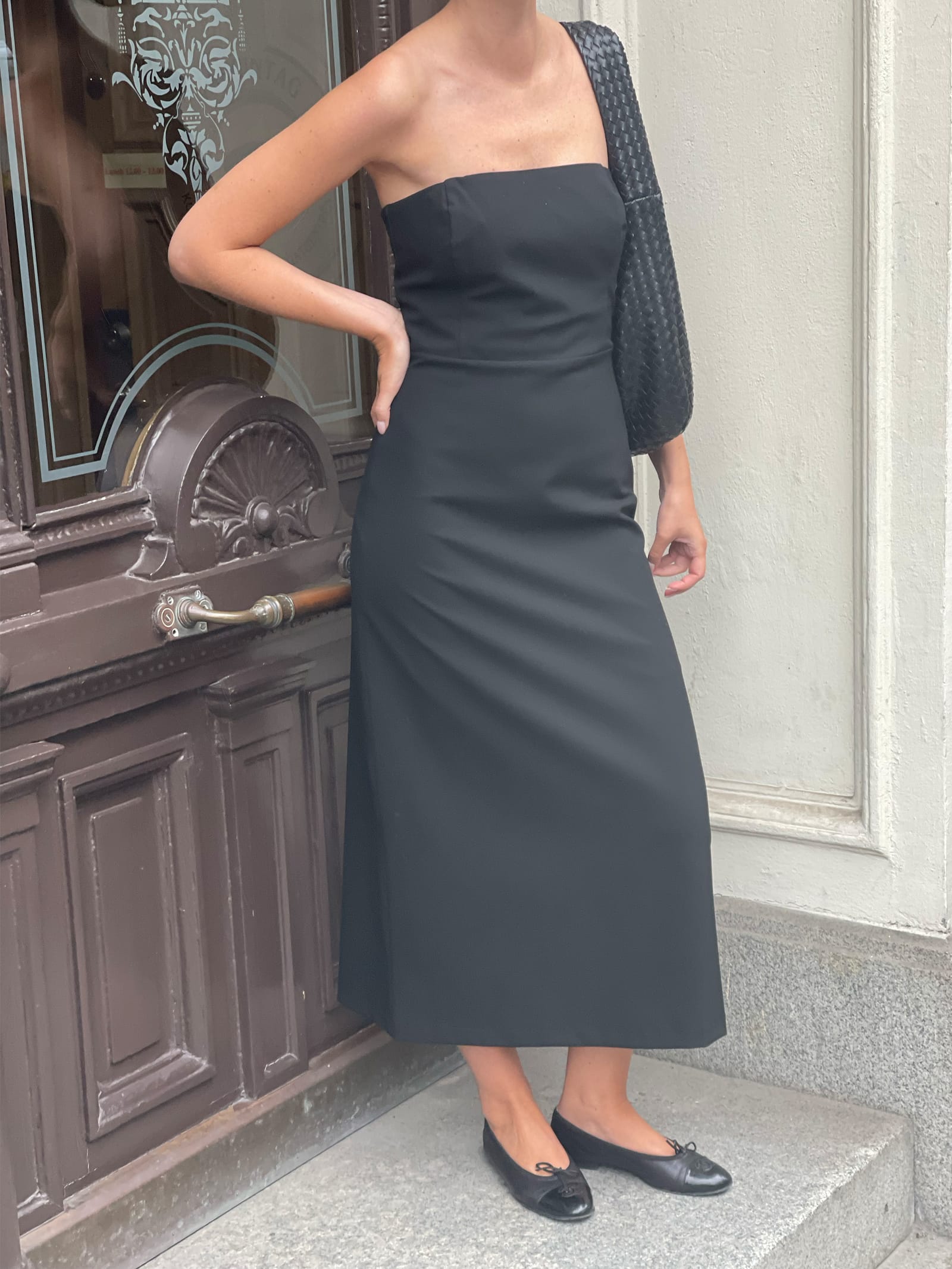 Midi Tube Dress Black