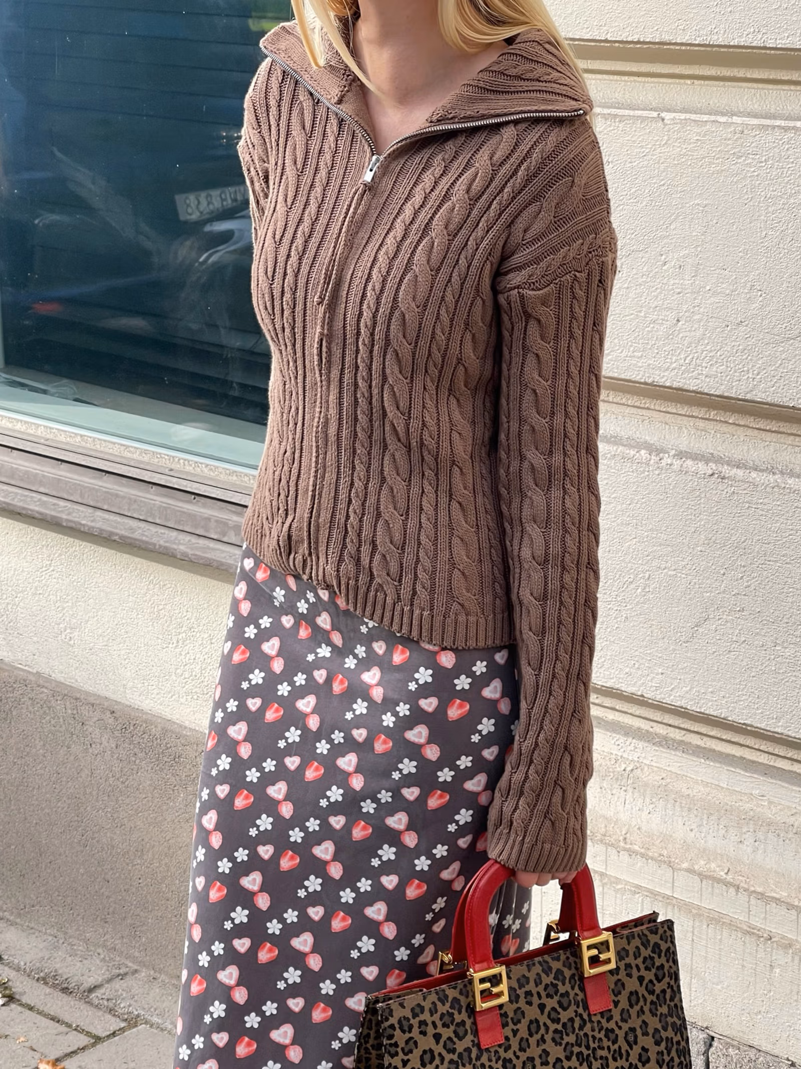 Ready Set Go Cardigan Brown