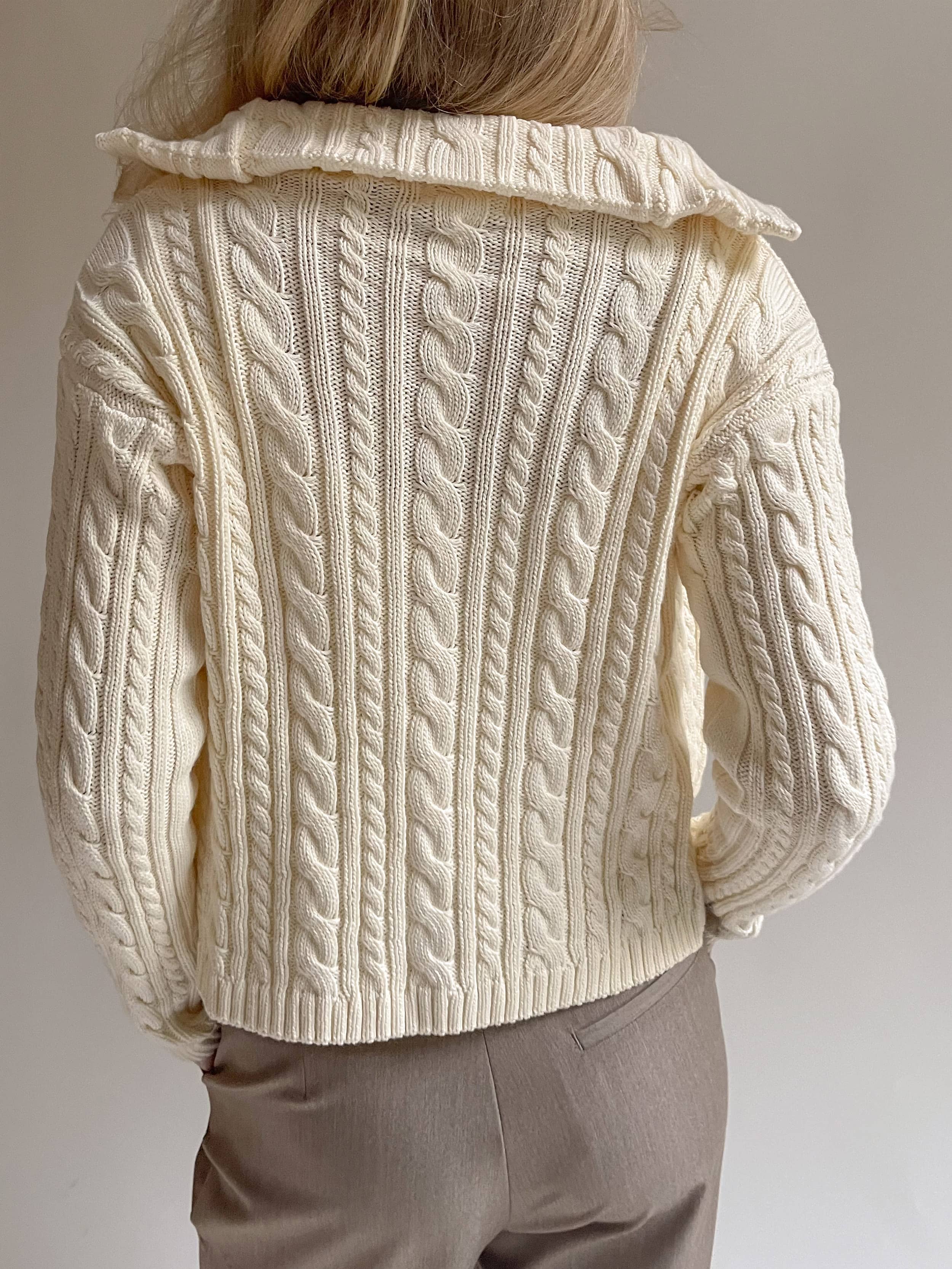 Ready Set Go Cardigan Cream - Cream | Djerf Avenue