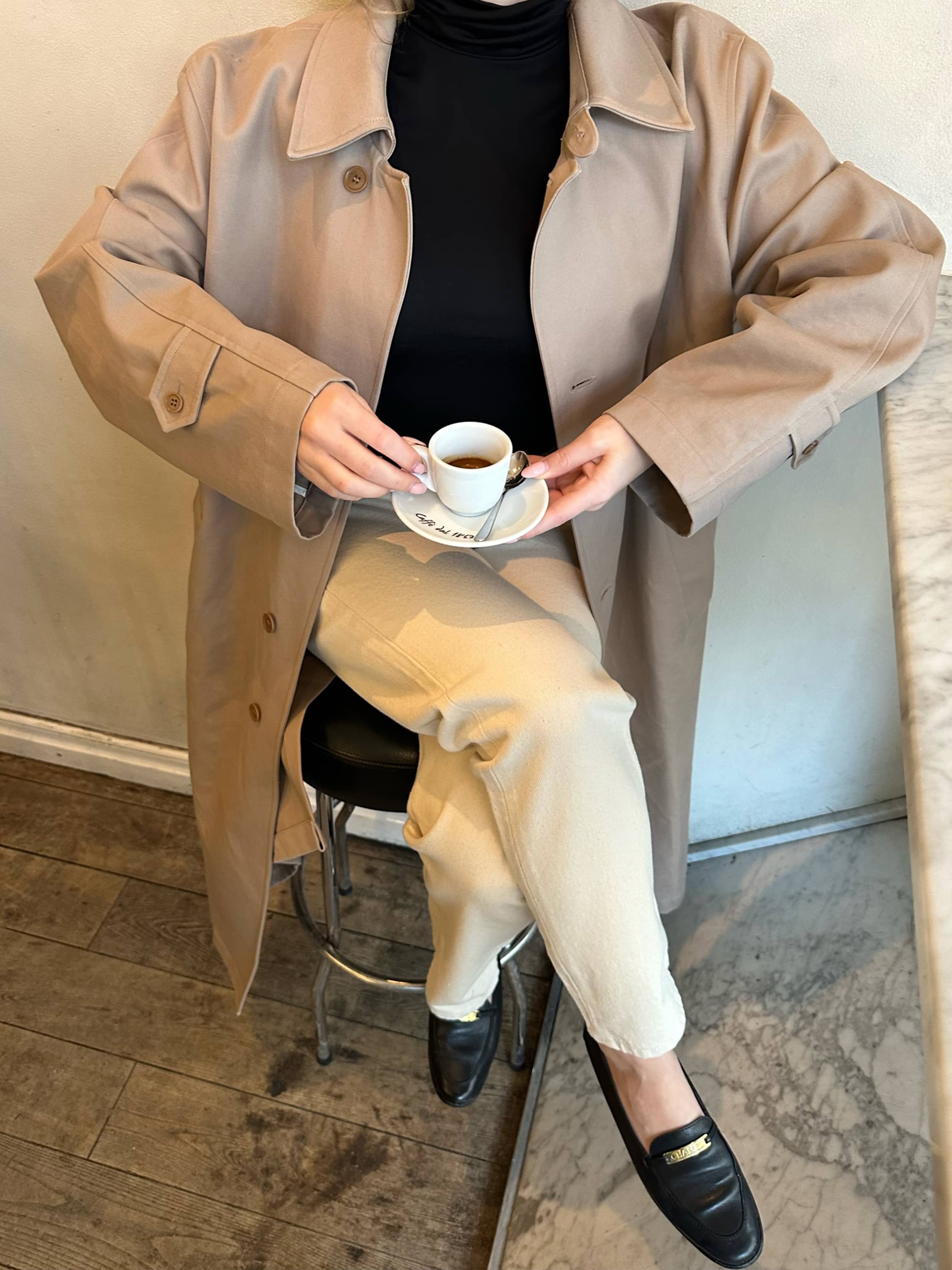 Trench Coat Sand - Sand | Djerf Avenue