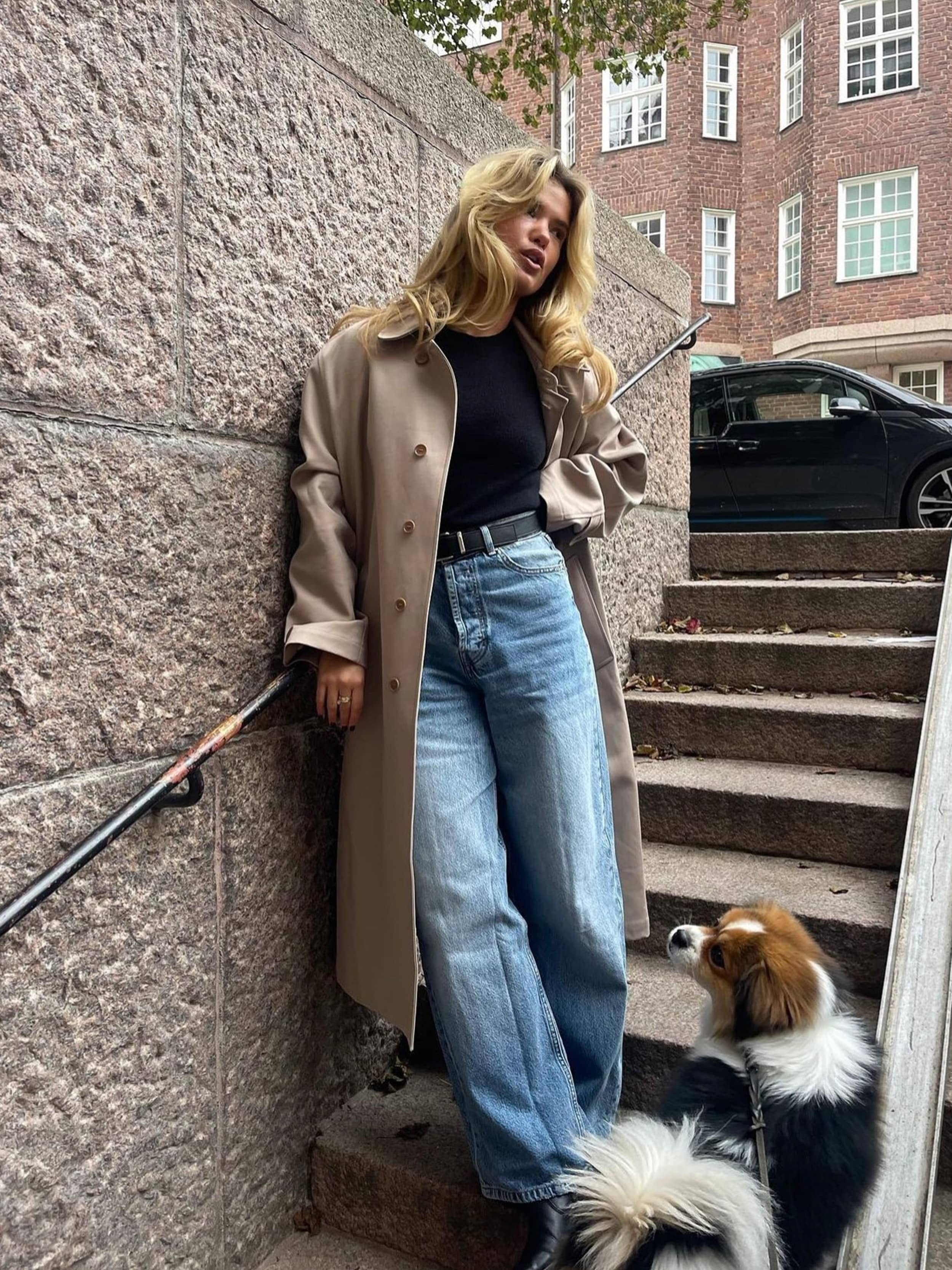 Trench Coat Sand - Sand | Djerf Avenue