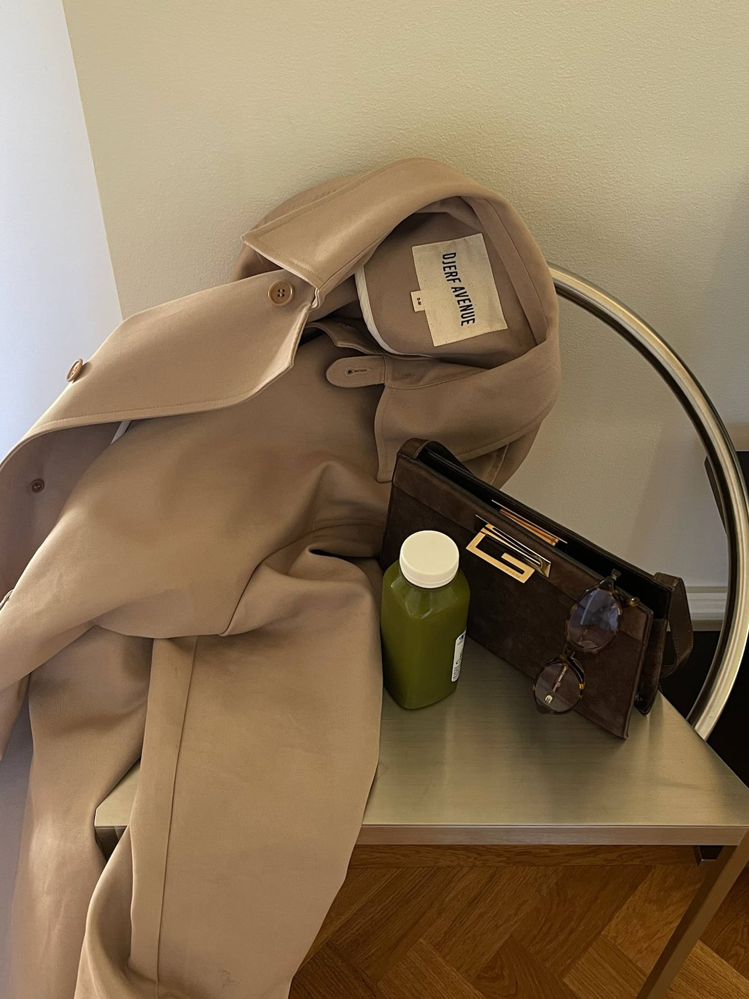 Trench Coat Sand - Sand | Djerf Avenue
