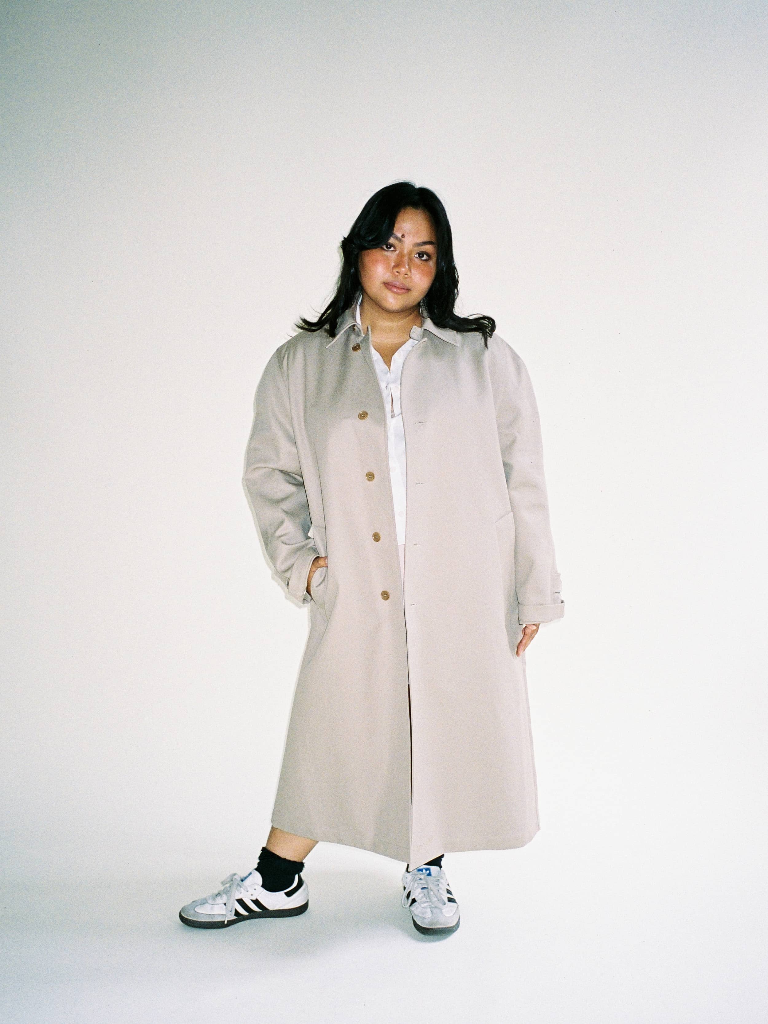 Trench Coat Sand - Sand | Djerf Avenue